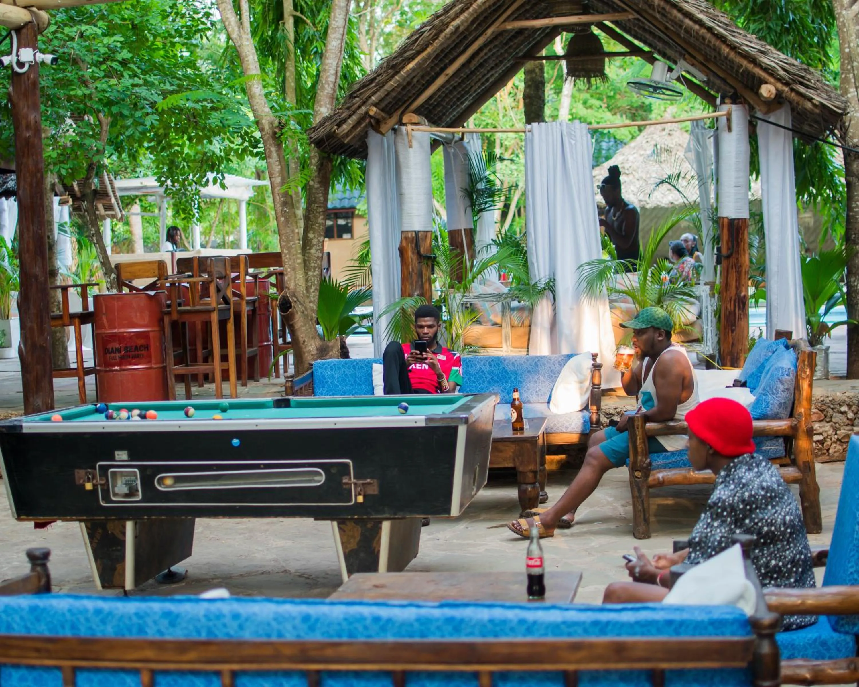 Billiard in Kijani Cottages Diani Beach
