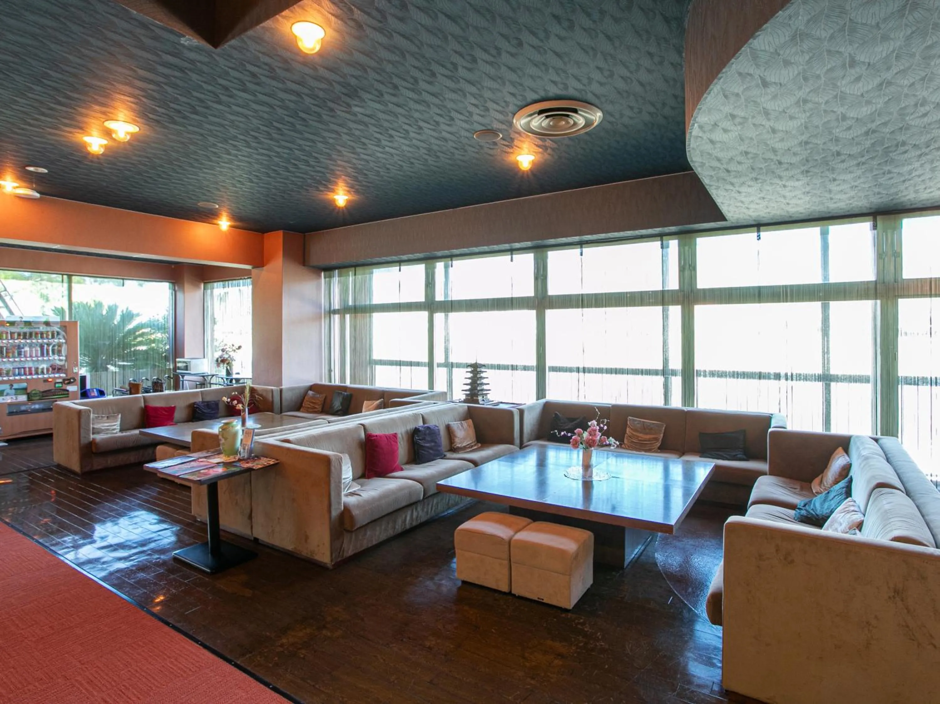 Seating area in Hotel Hanagesiki
