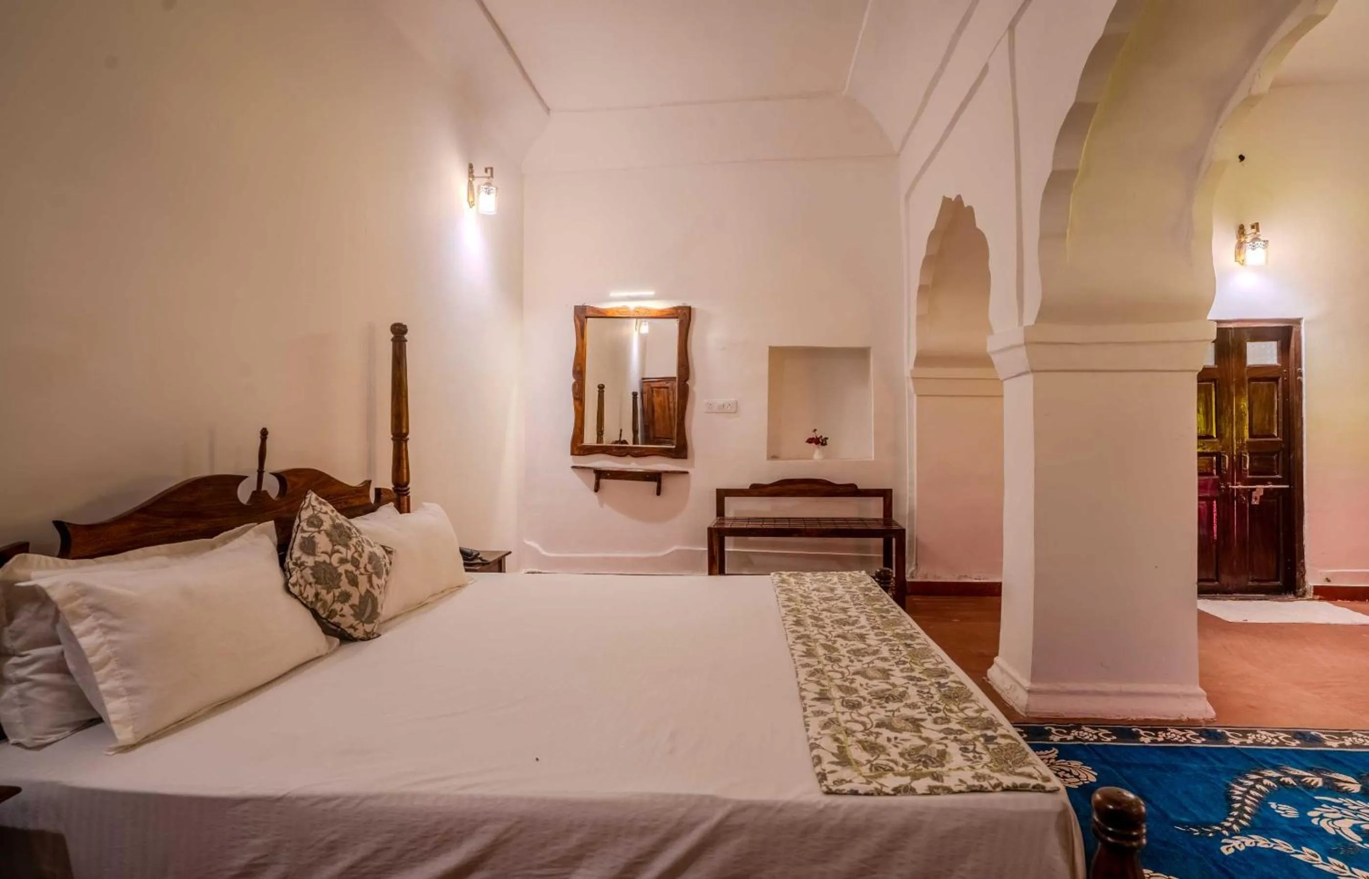 Bedroom, Bed in Fort Khawa Palace and Resort