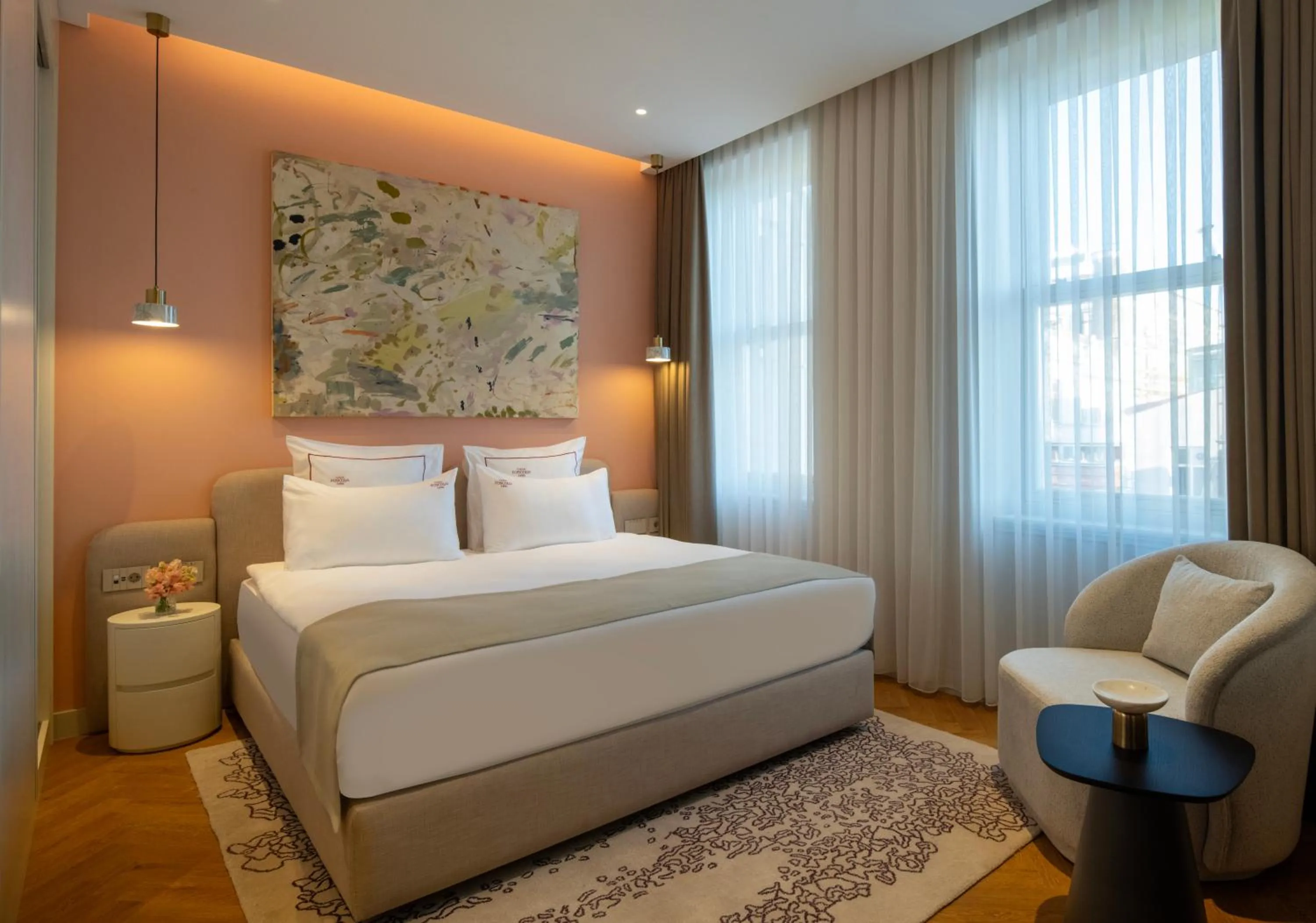 Bed in Casa Foscolo Hotel, Istanbul, a Member of Design Hotels