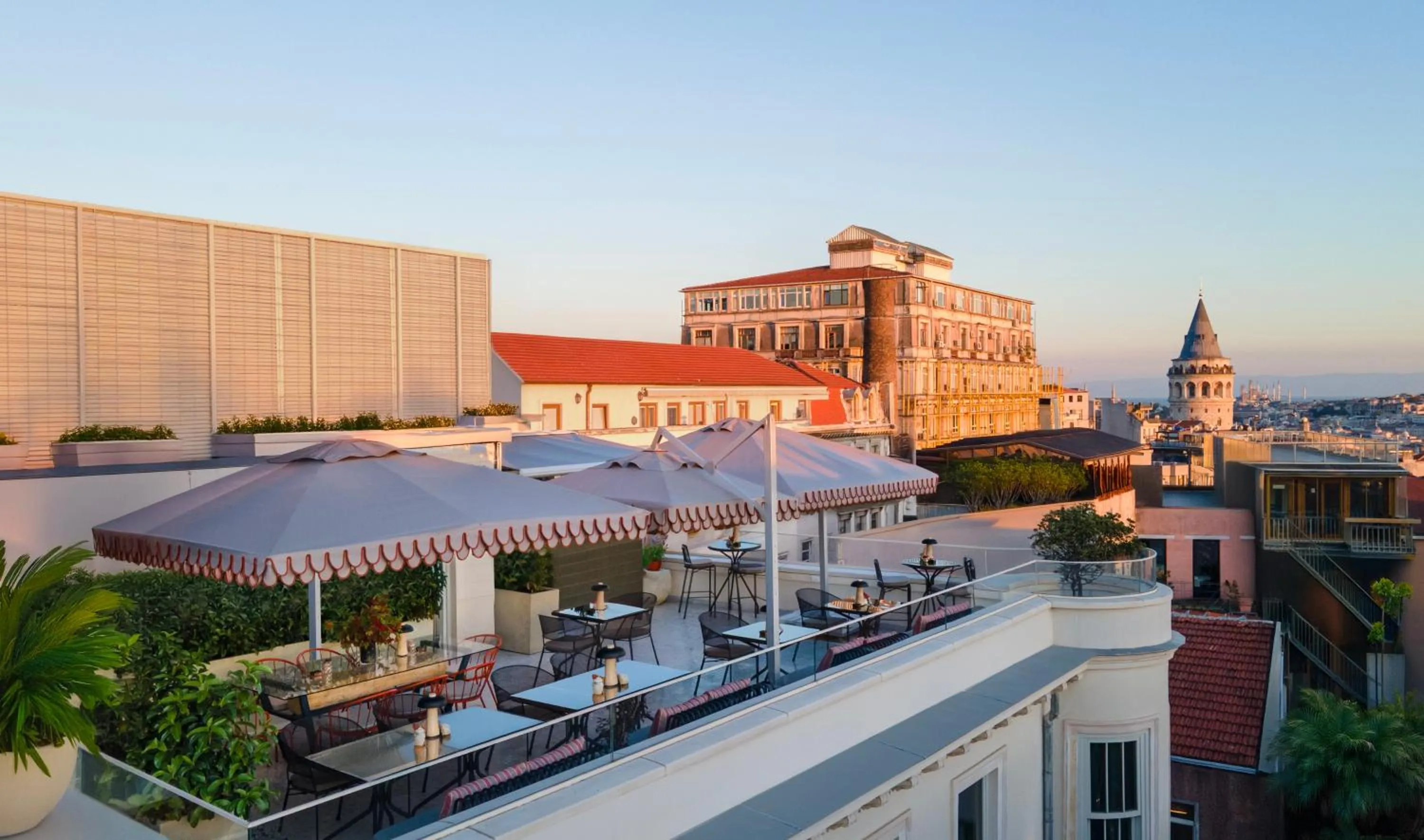Balcony/Terrace in Casa Foscolo Hotel, Istanbul, a Member of Design Hotels