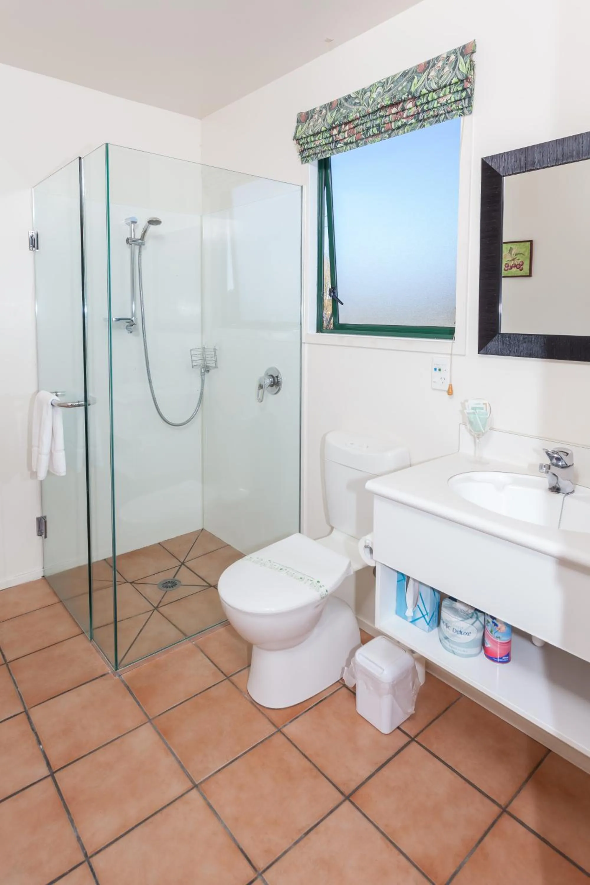 Shower in Coromandel Court Motel
