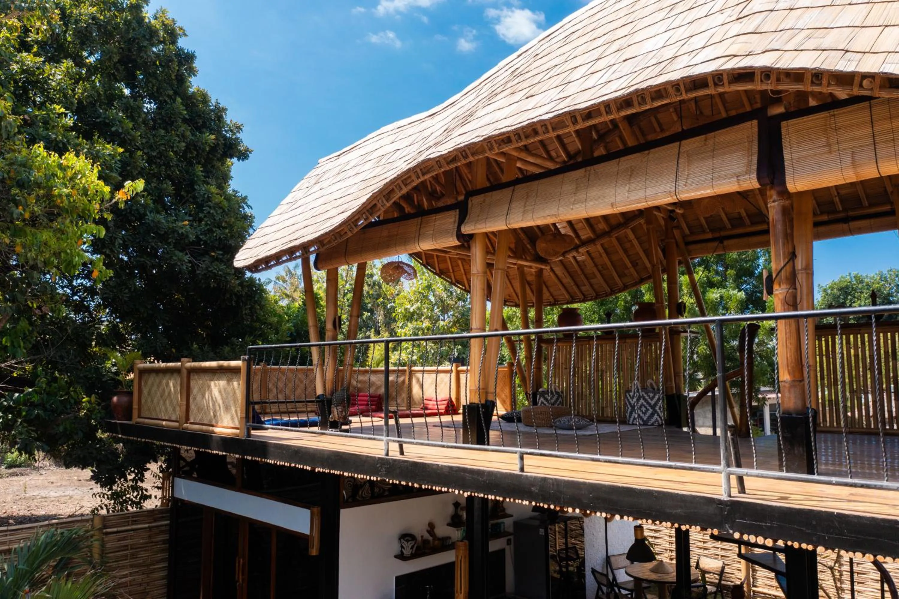 Balcony/Terrace in Villa Samyama
