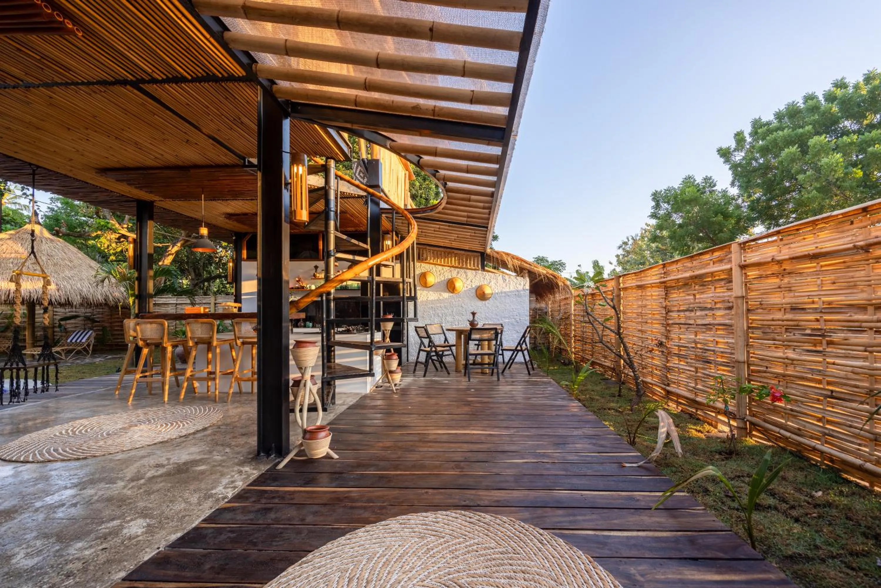 Patio in Villa Samyama