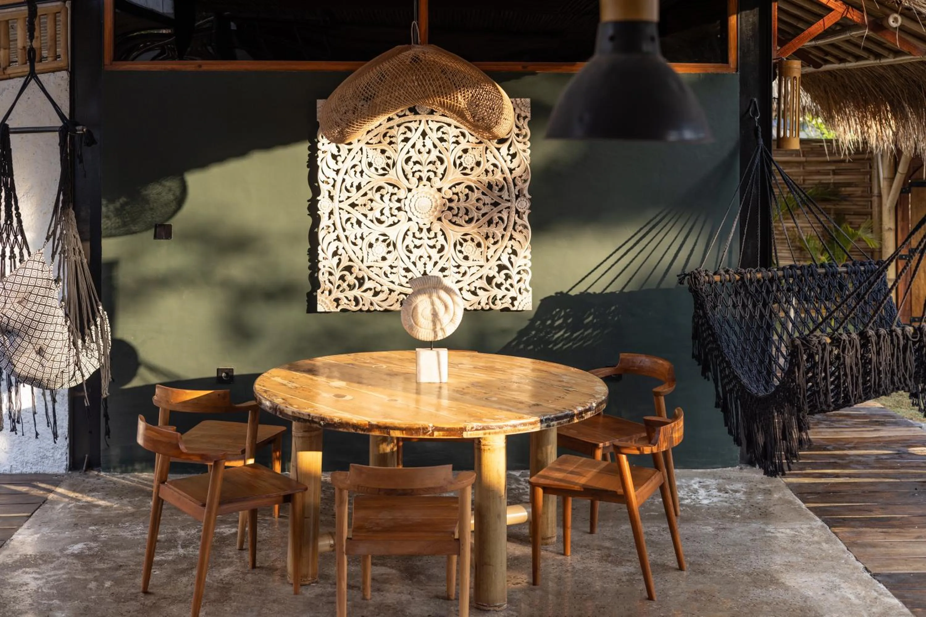 Living room in Villa Samyama