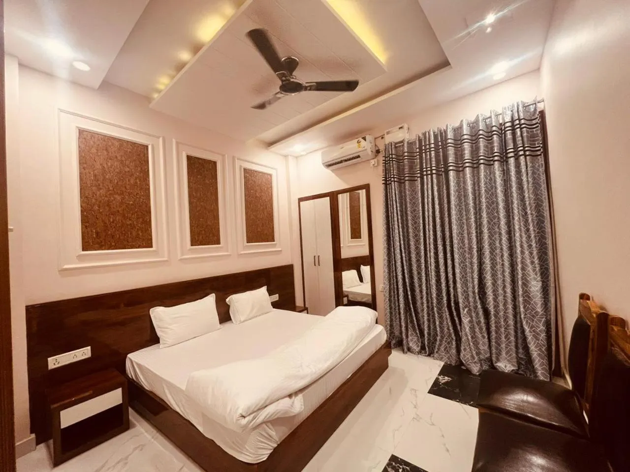 Bed in Hotel Ram Anandam Inn