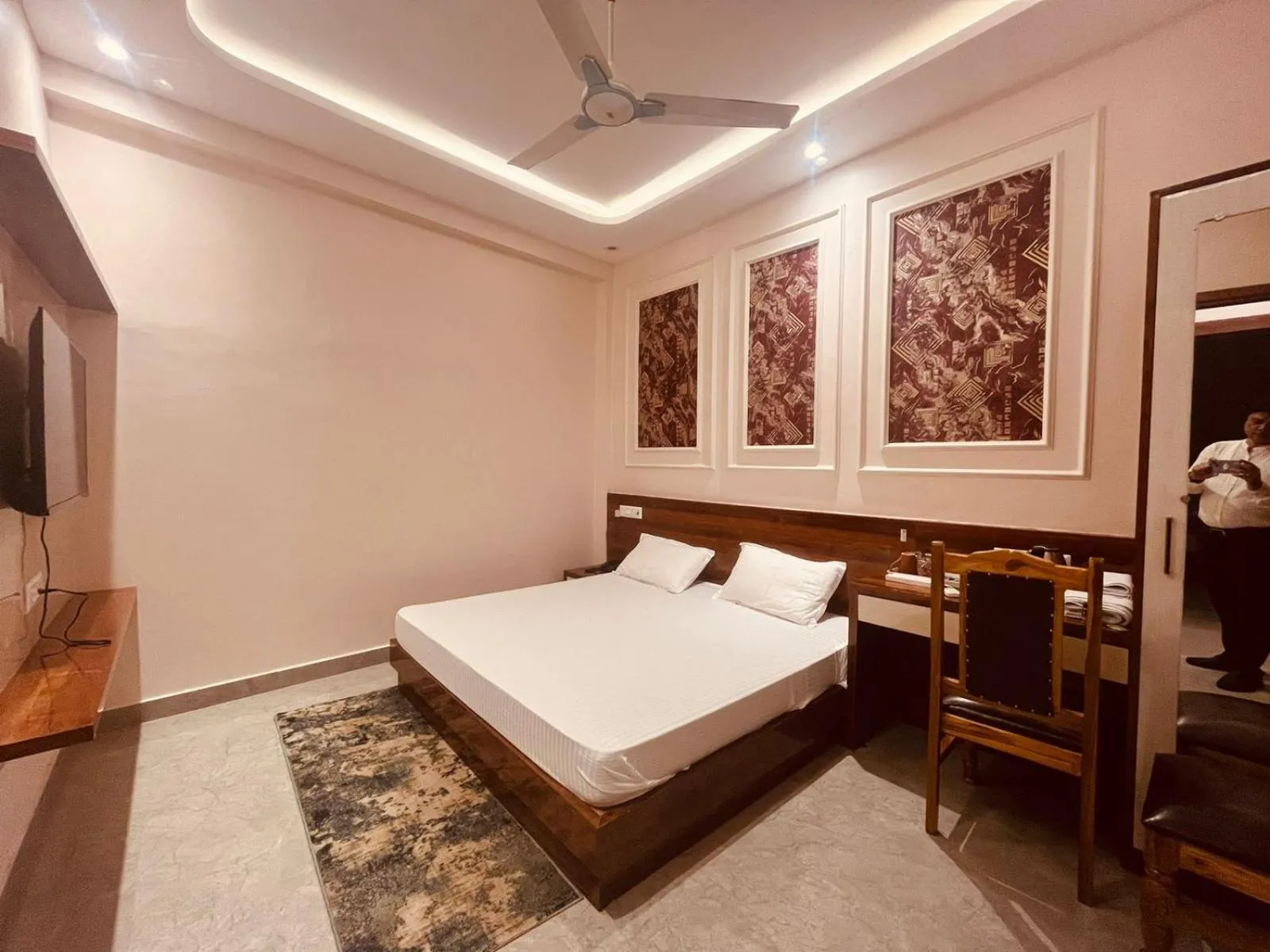 Bed in Hotel Ram Anandam Inn