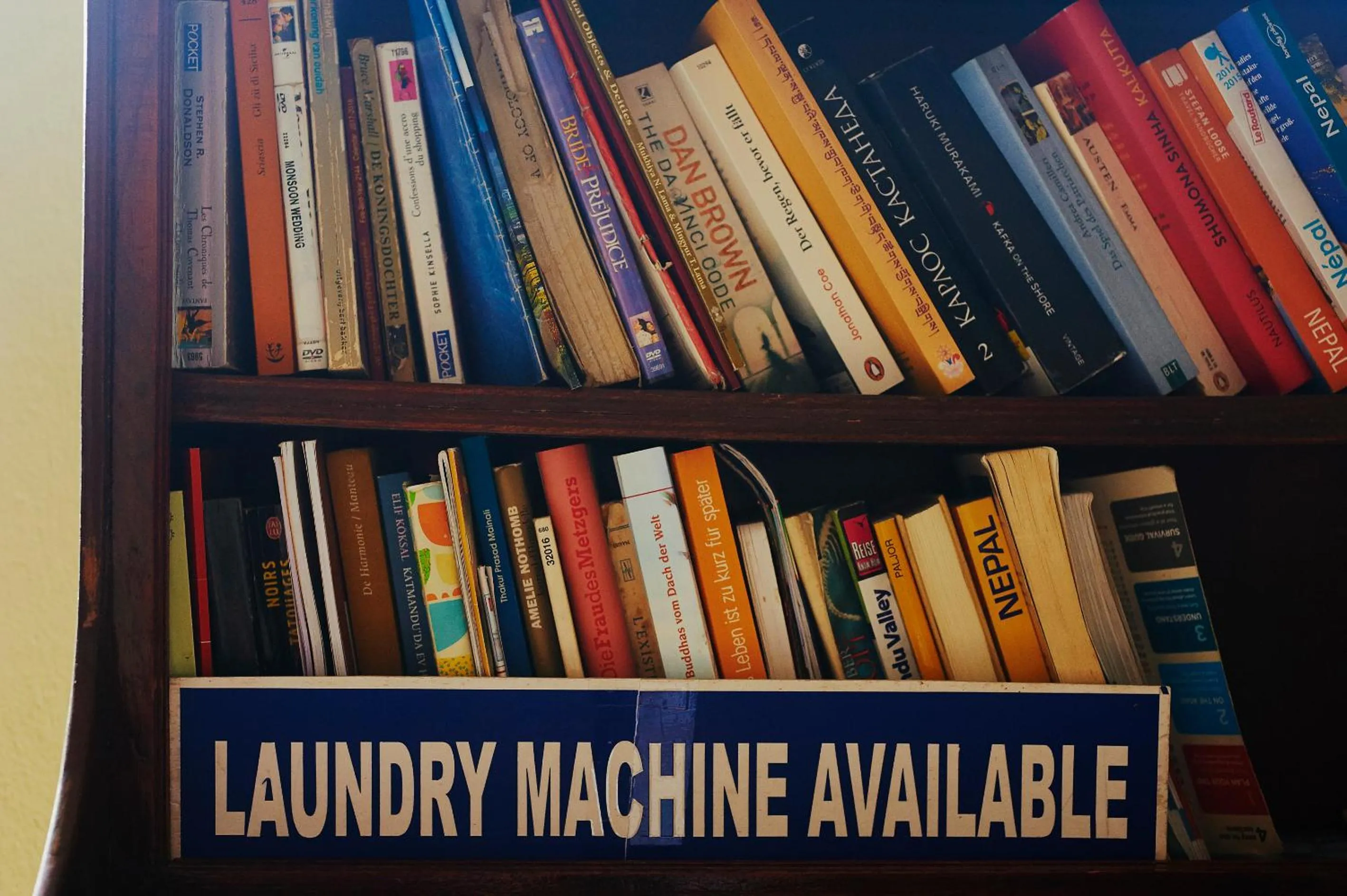 Library in Bodhi Guest House