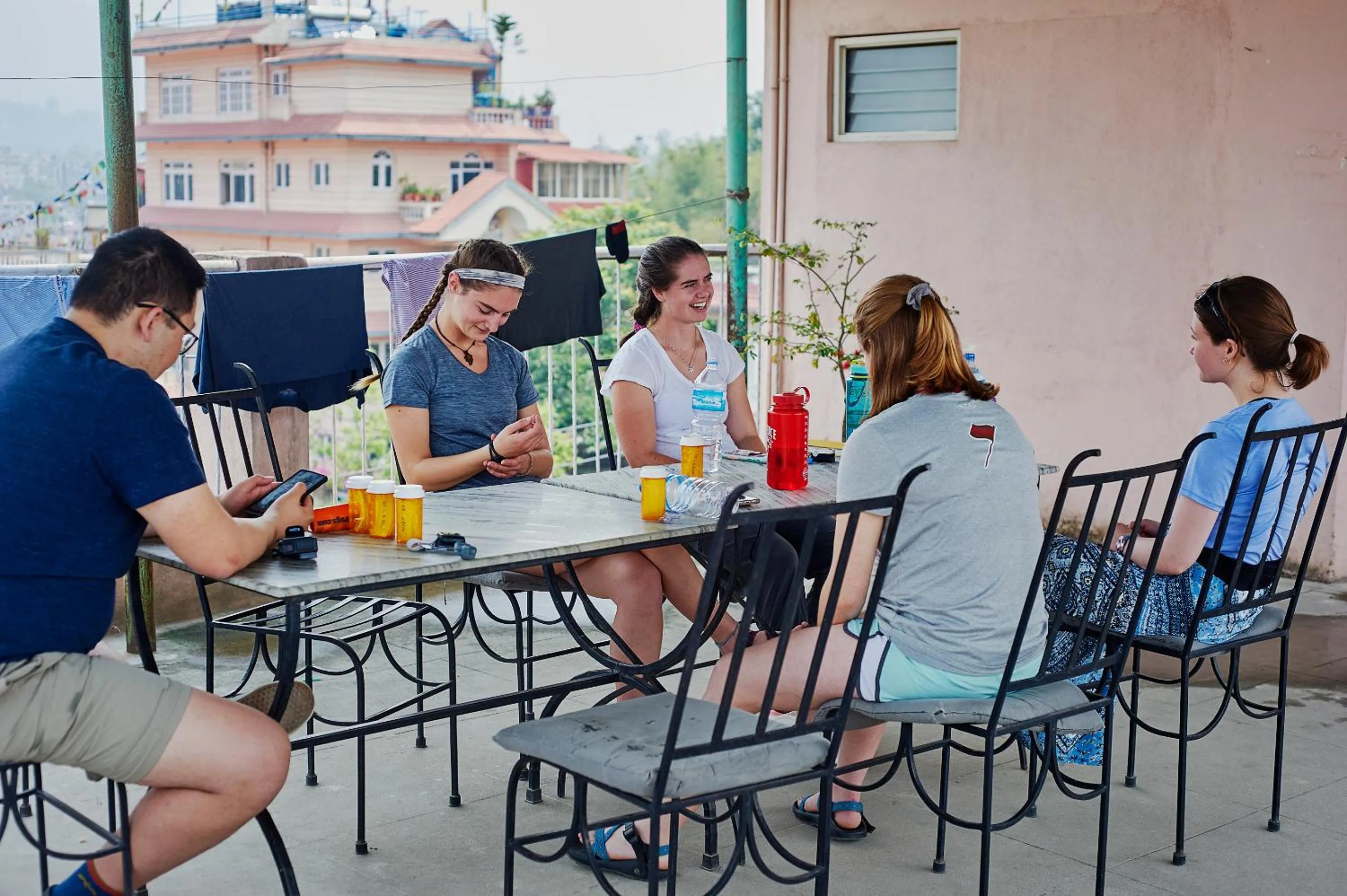 People in Bodhi Guest House