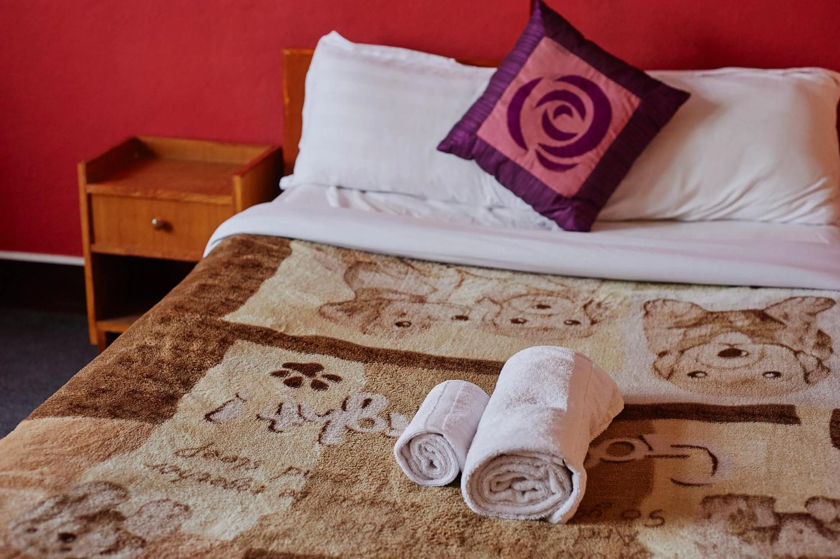 Bed in Bodhi Guest House