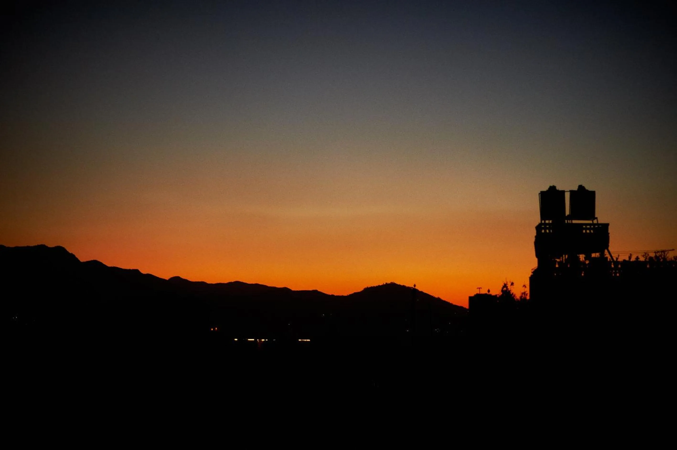 Sunset in Bodhi Guest House