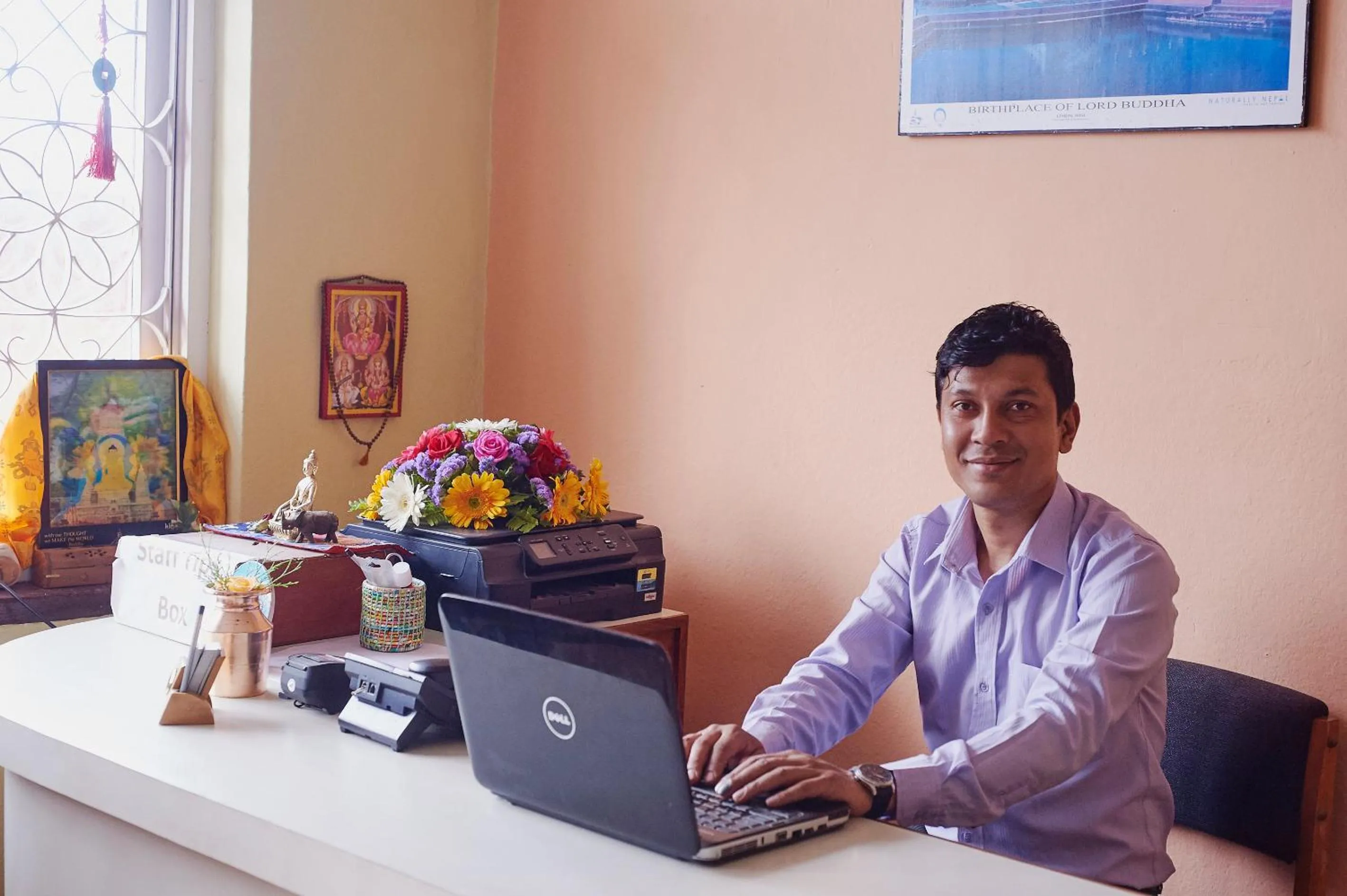 Staff in Bodhi Guest House