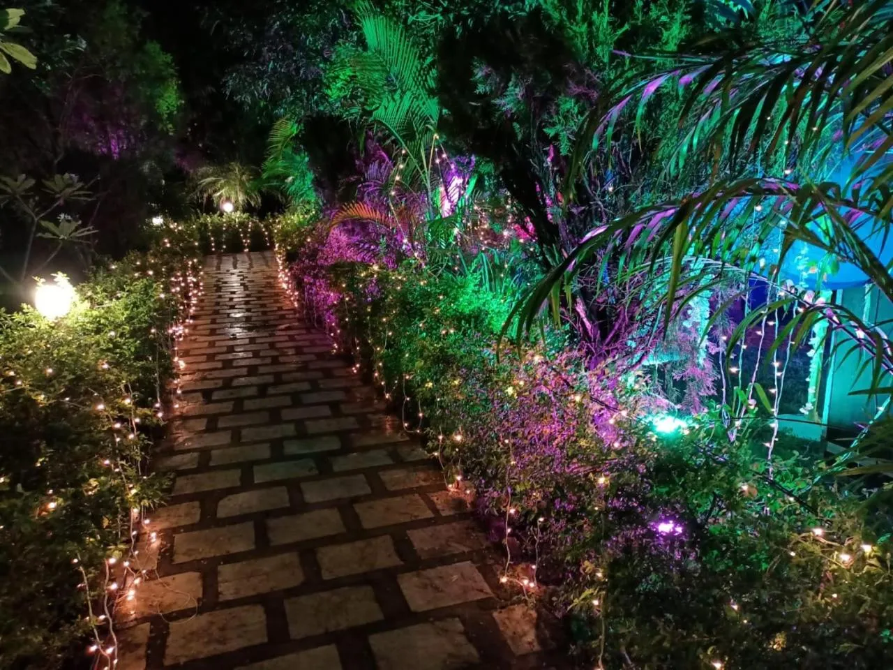 Garden in Click Resort Corbett Tiger Den