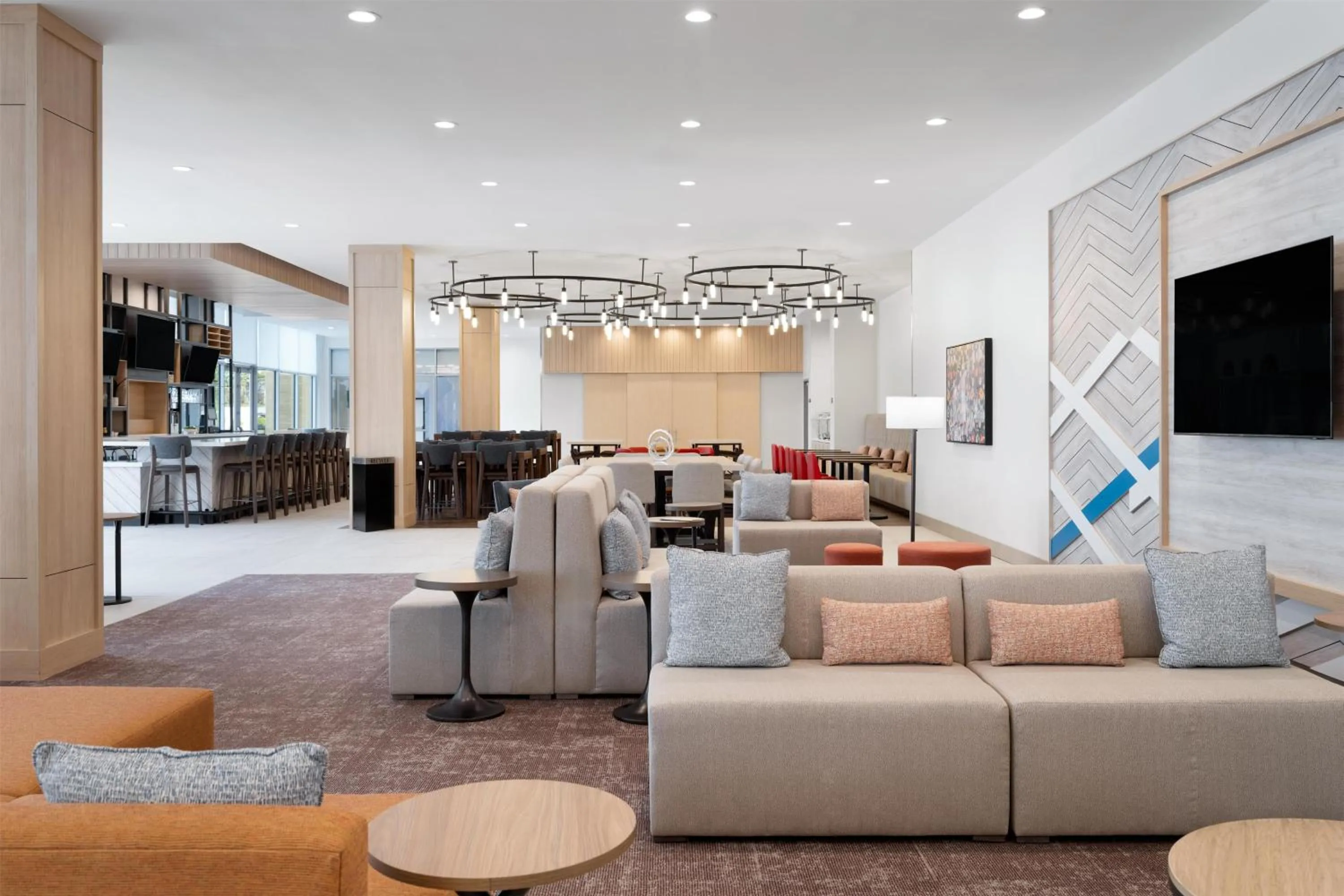 Lobby or reception in Hilton Garden Inn Austin Central