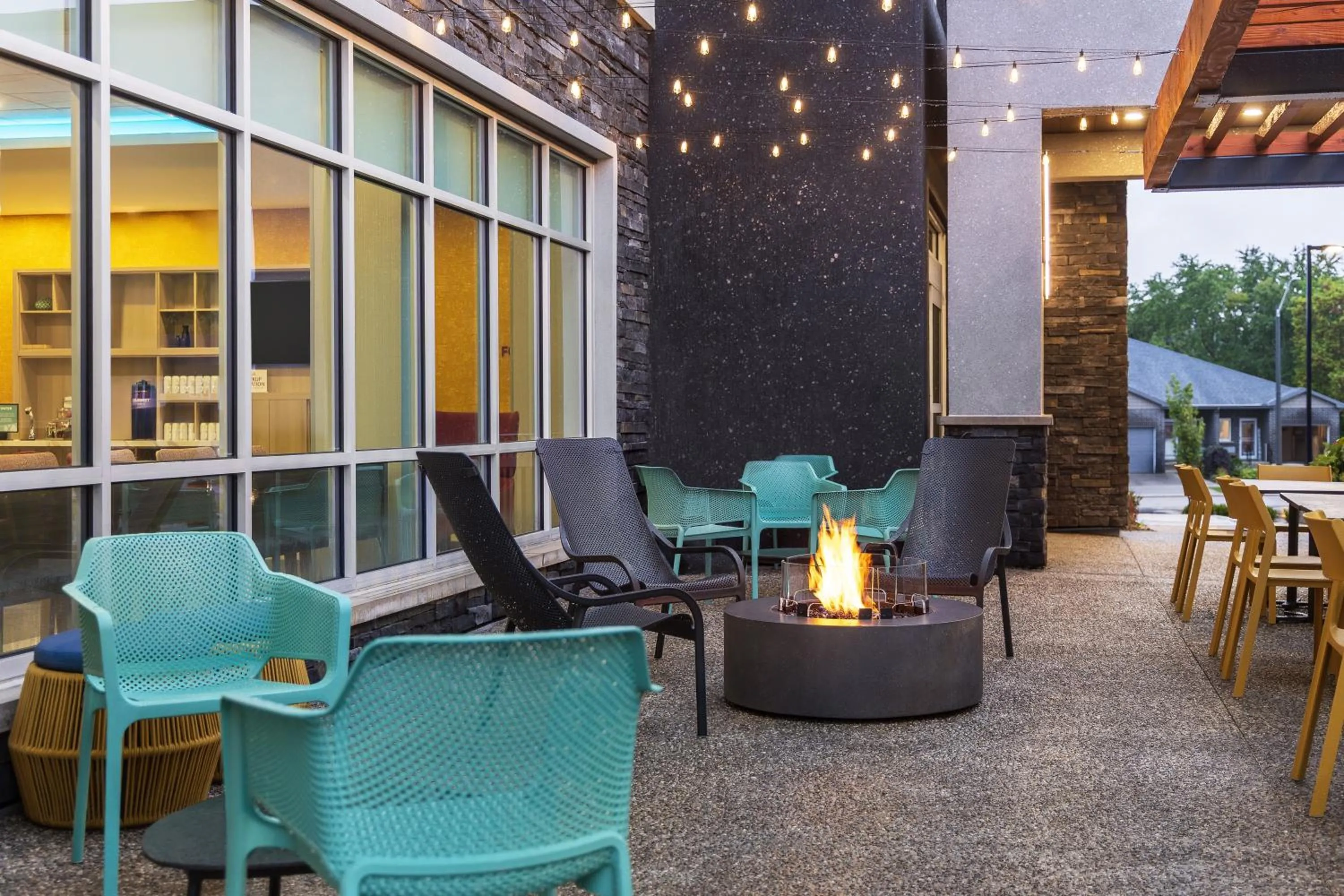 Patio in Home2 Suites By Hilton Woodstock On
