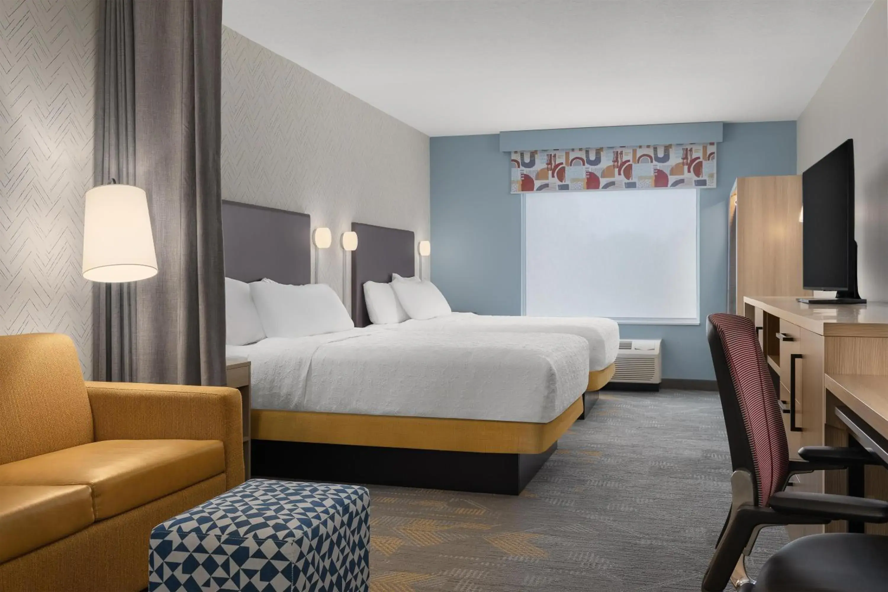 Studio Suite with Two Queen Beds in Home2 Suites By Hilton Woodstock On Studio Suite with Two Queen Beds in Home2 Suites By Hilton Woodstock On