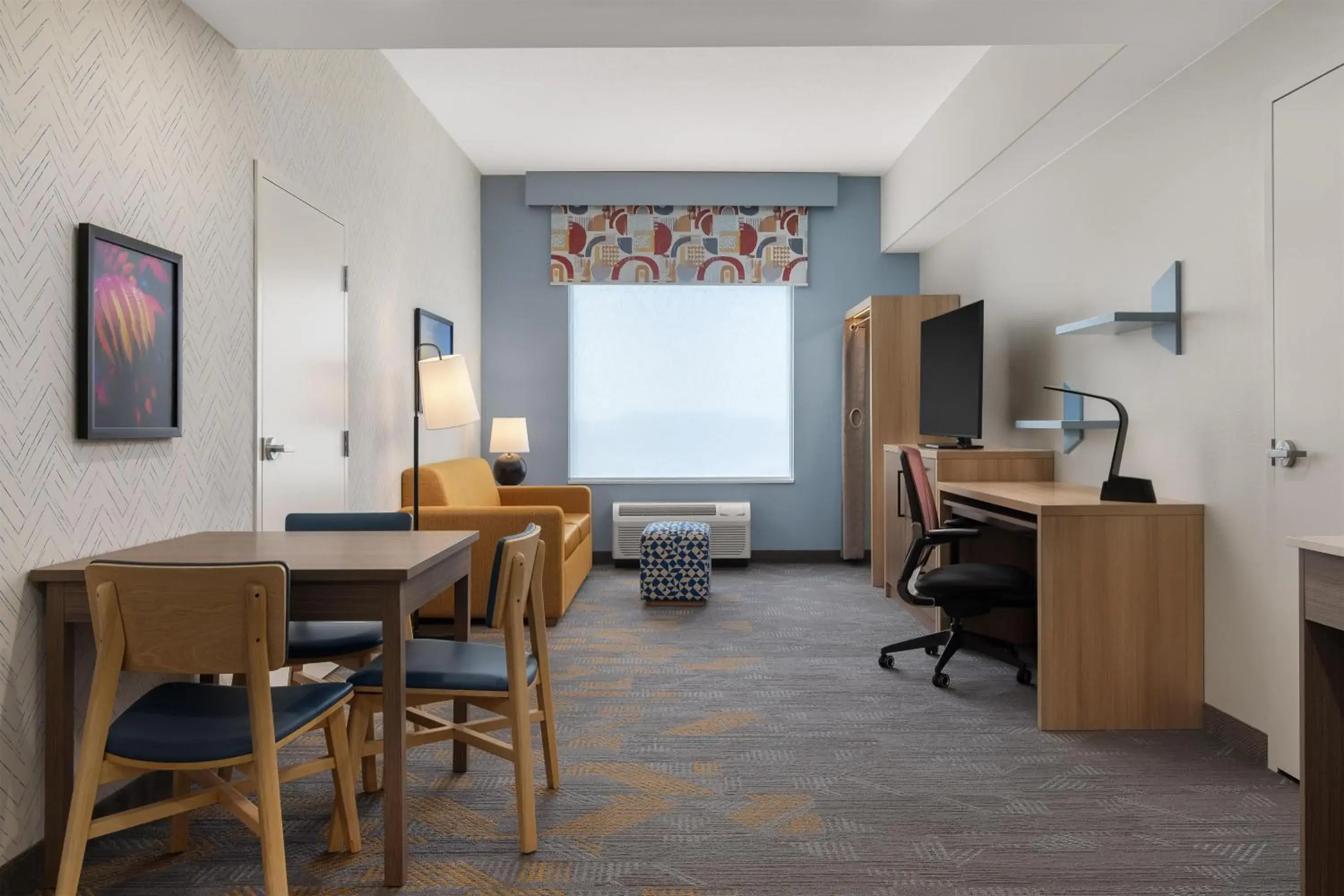 One-Bedroom King Suite with Bath Tub - Disability Access in Home2 Suites By Hilton Woodstock On One-Bedroom King Suite with Bath Tub - Disability Access in Home2 Suites By Hilton Woodstock On