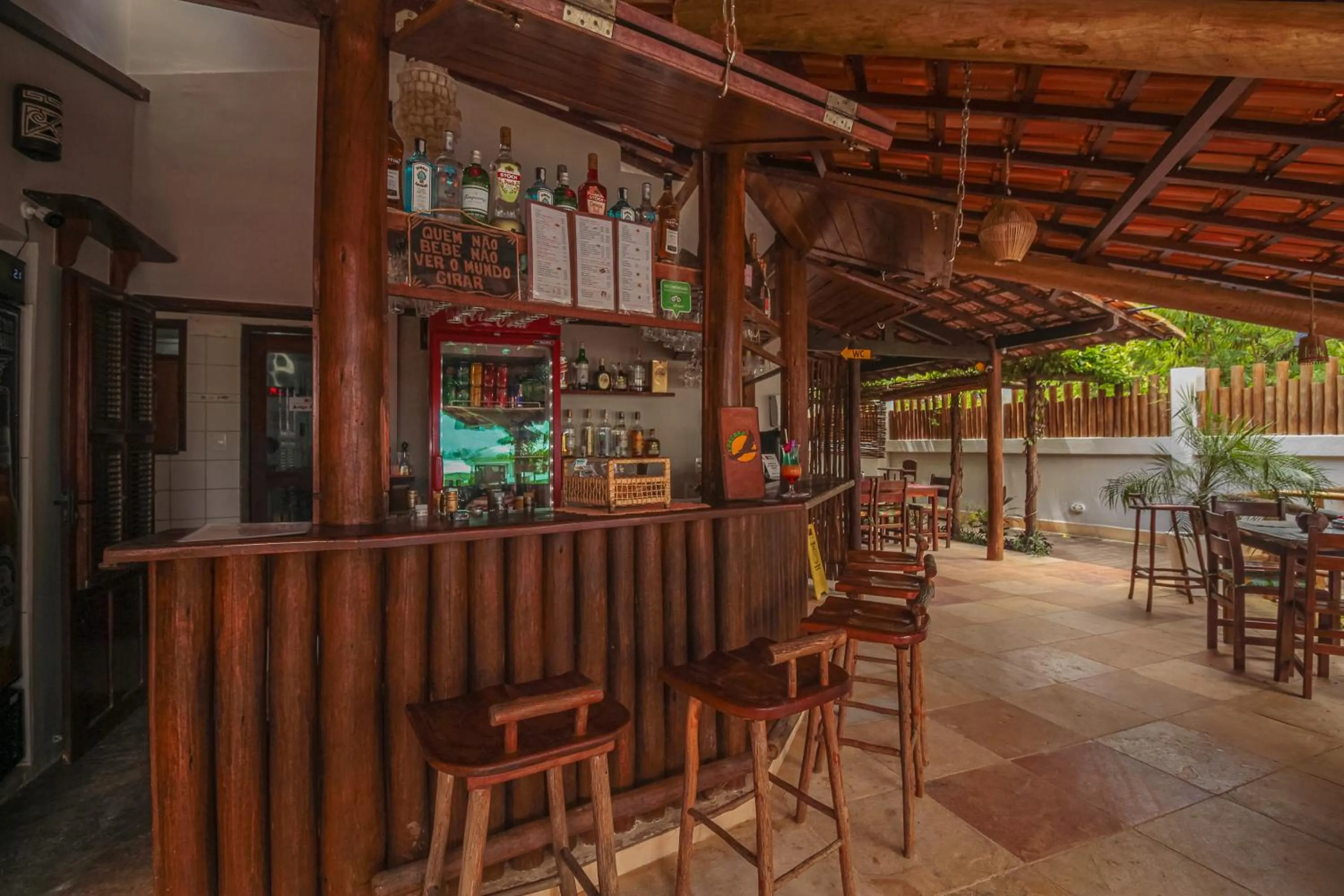 Lounge or bar in Pousada Carcará