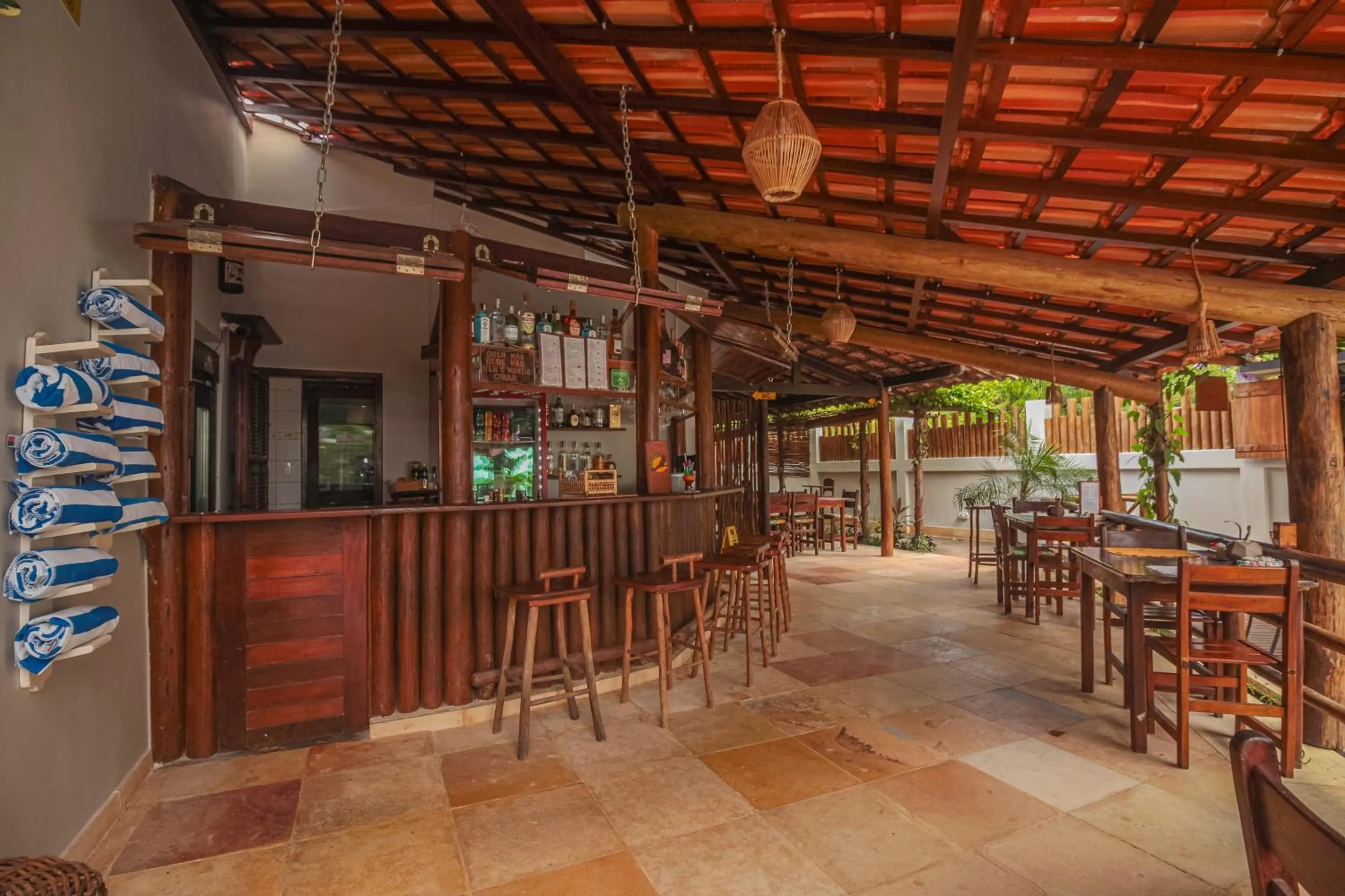 Lounge or bar in Pousada Carcará