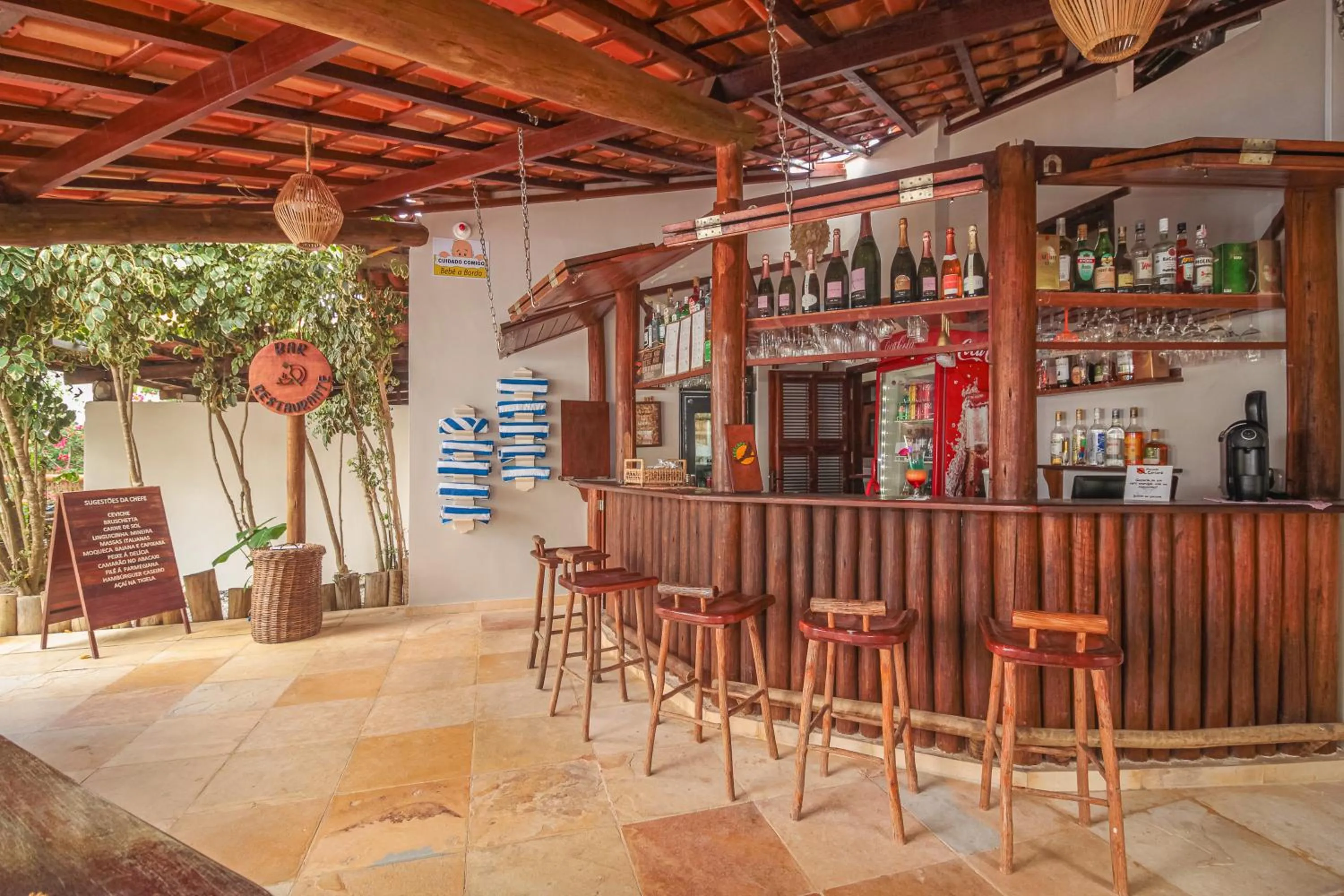 Lounge or bar in Pousada Carcará