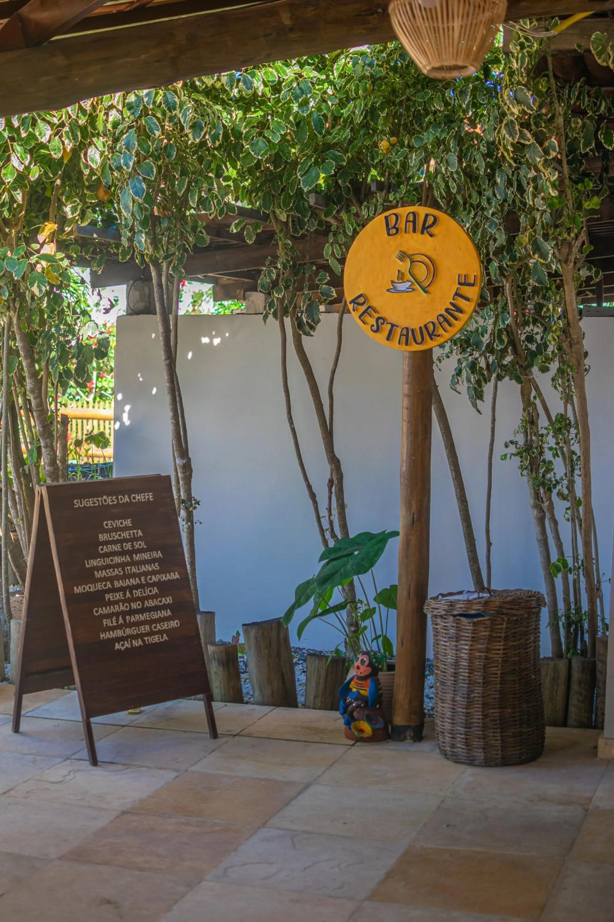 Dining area in Pousada Carcará