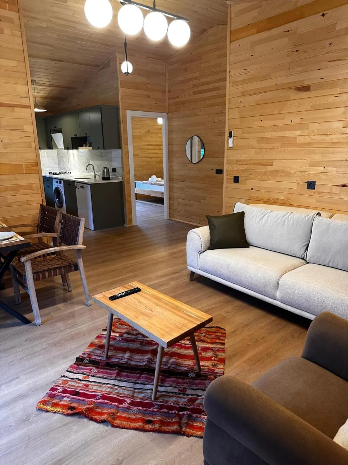 Living room in Cirali Simge Holiday Houses