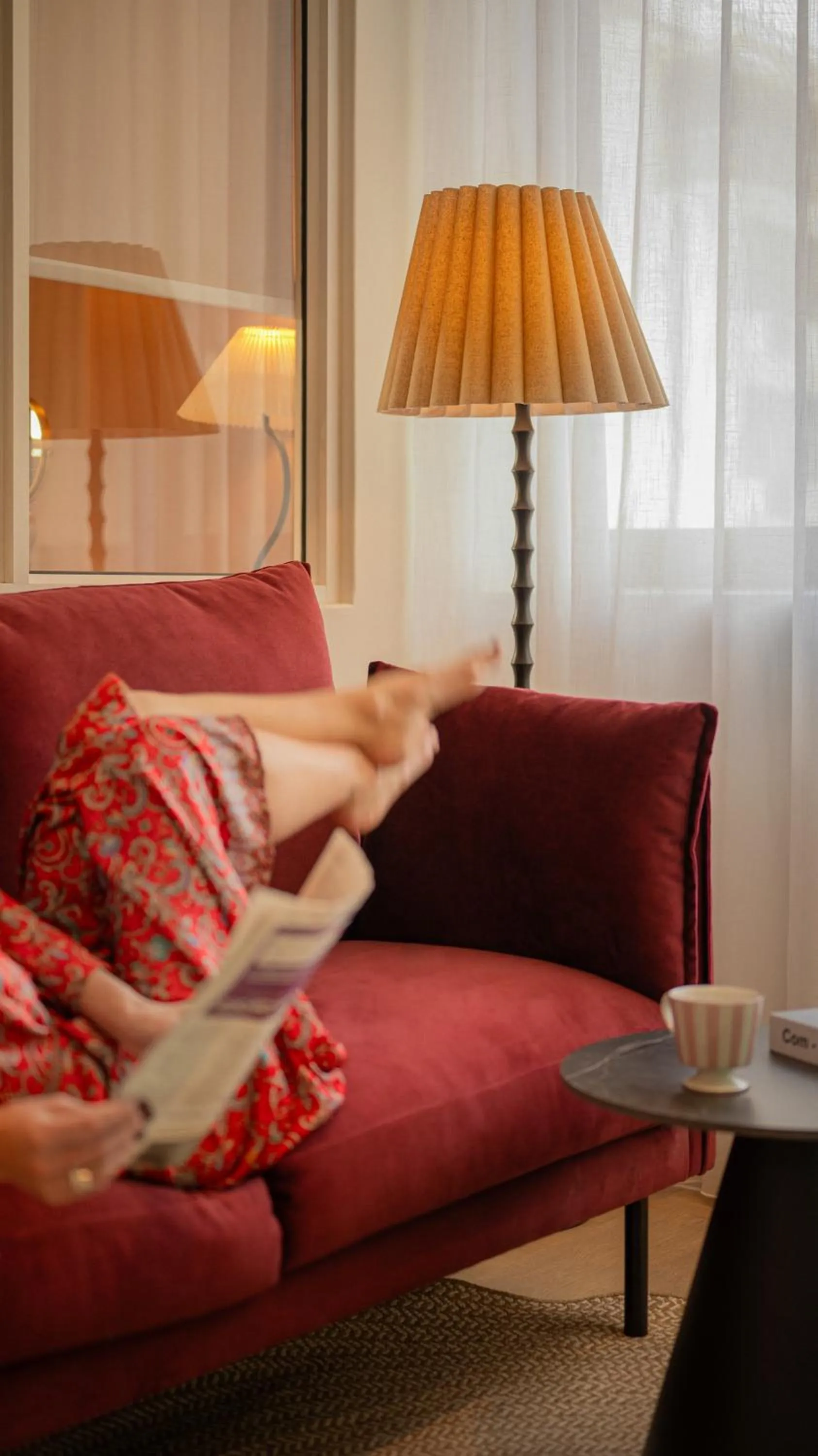 Seating area in The Trade Boutique Hotel