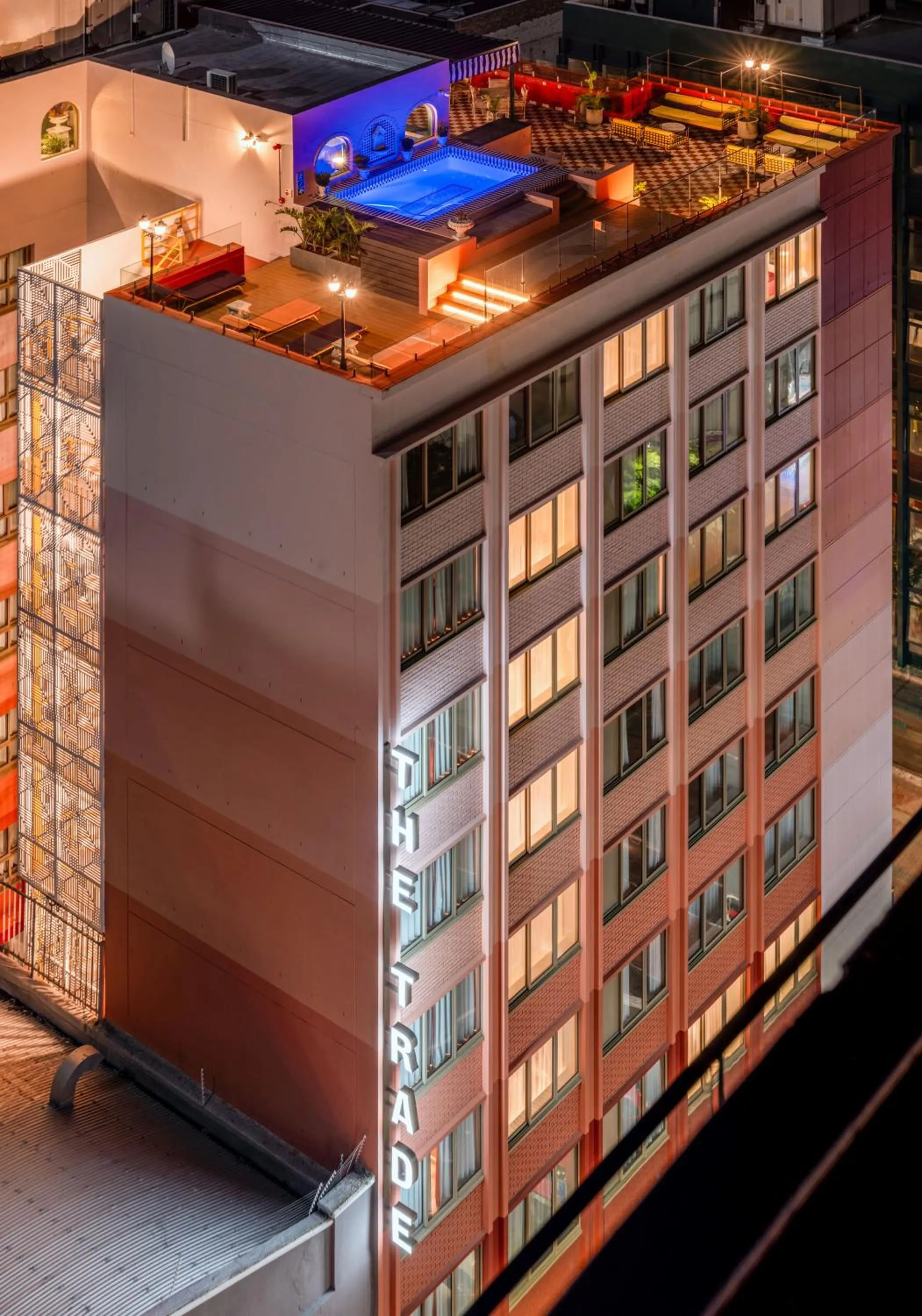 Property building in The Trade Boutique Hotel