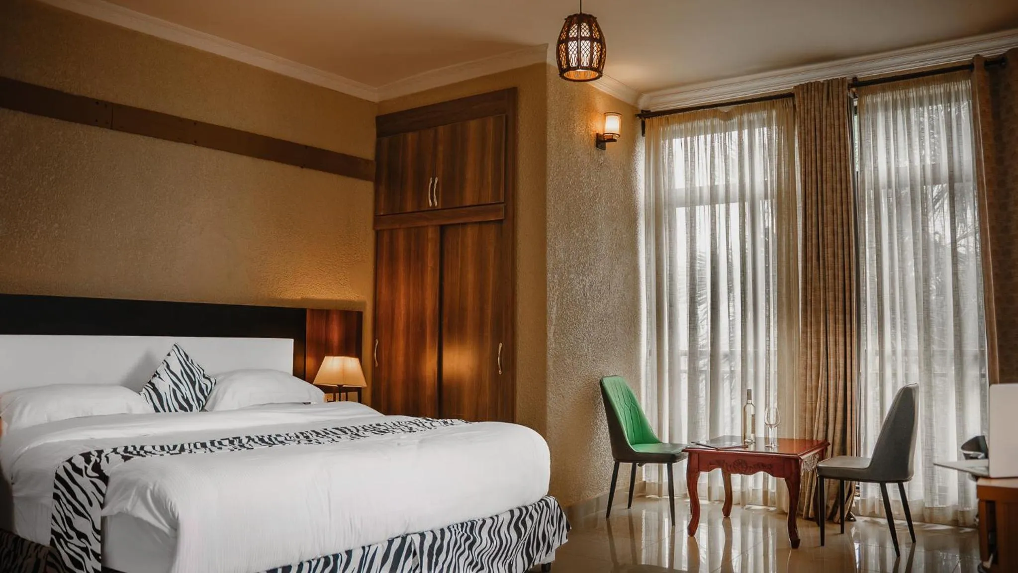 Bed in Quality Inn Hotel Kigali