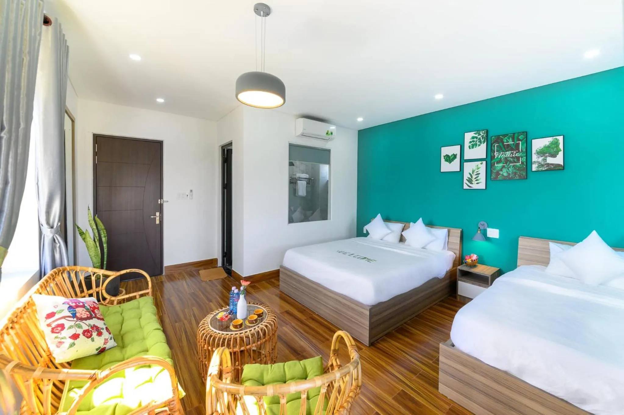 Bed in Kivi Homestay Hoi An