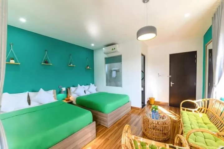 Bed in Kivi Homestay Hoi An