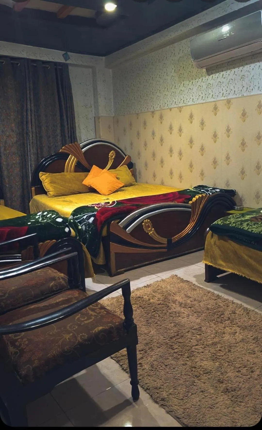 Seating area in AK Hotel Abbottabad