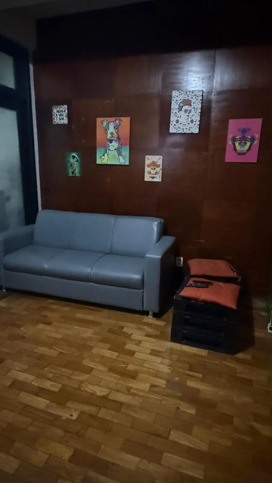 Communal lounge/ TV room in Maracanã Hostel Sport Bar