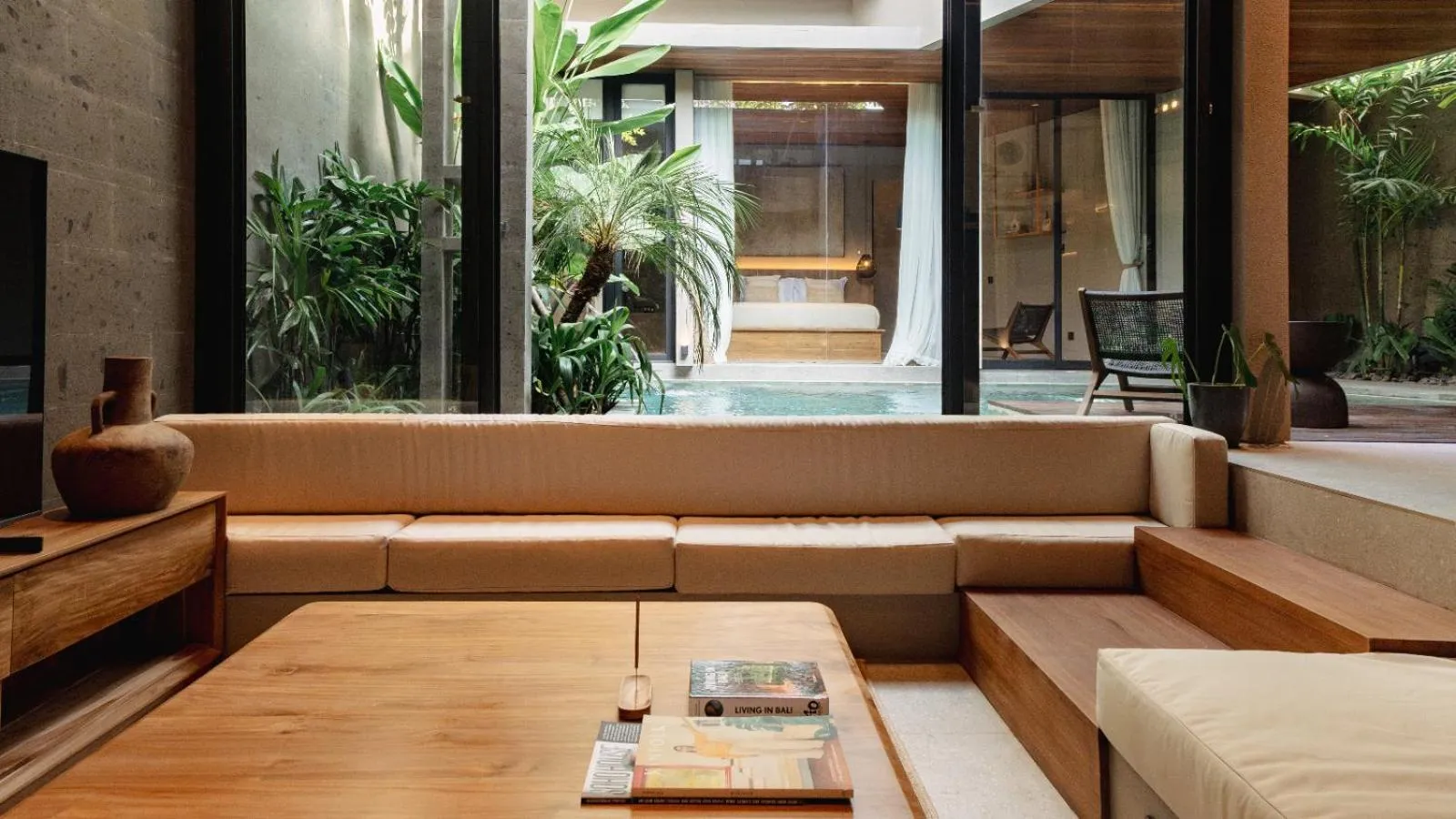 Living room in The Akasha Canggu Luxury Villas