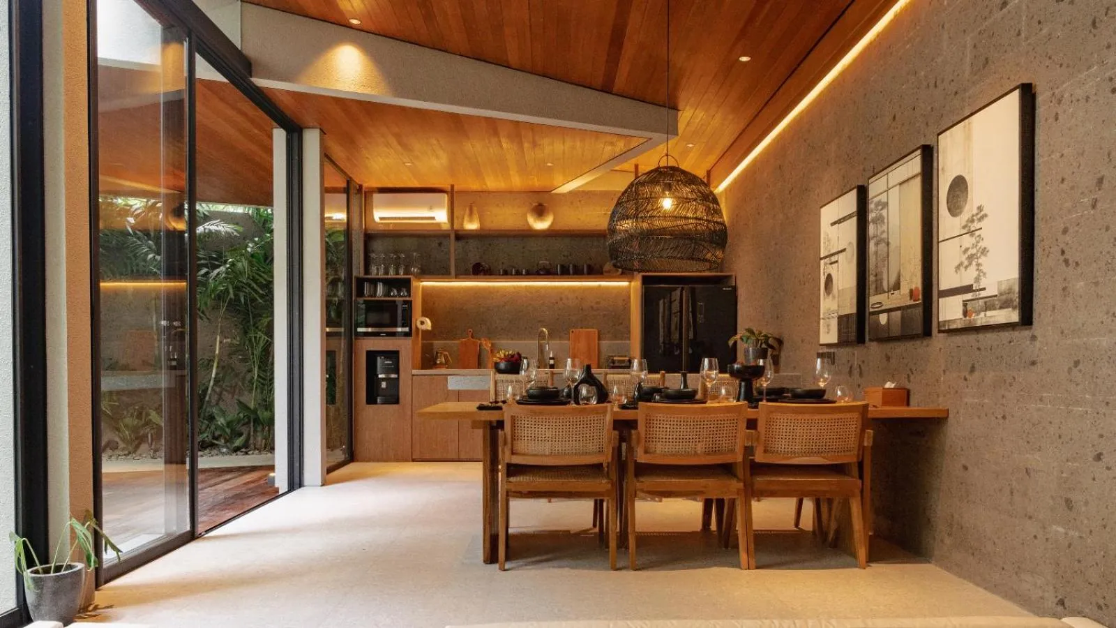 Kitchen or kitchenette in The Akasha Canggu Luxury Villas