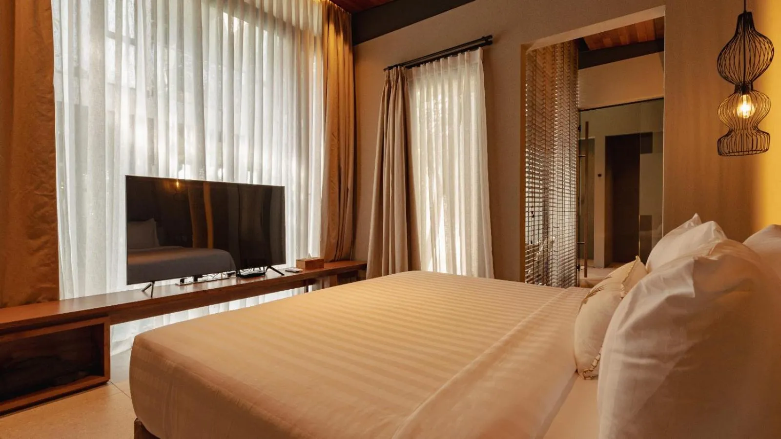 Bed in The Akasha Canggu Luxury Villas
