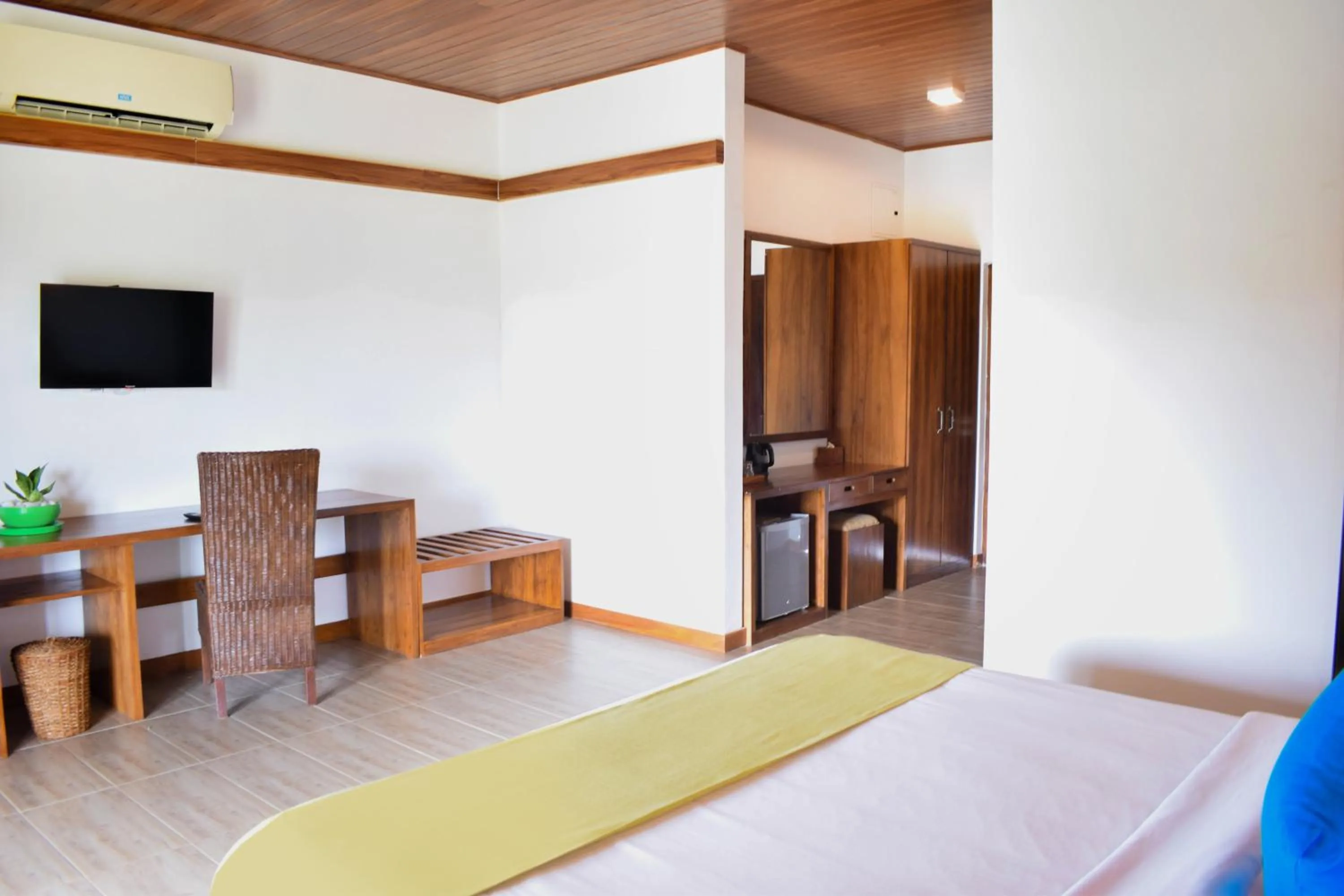 Bed in Hotel Sigiriyaaya