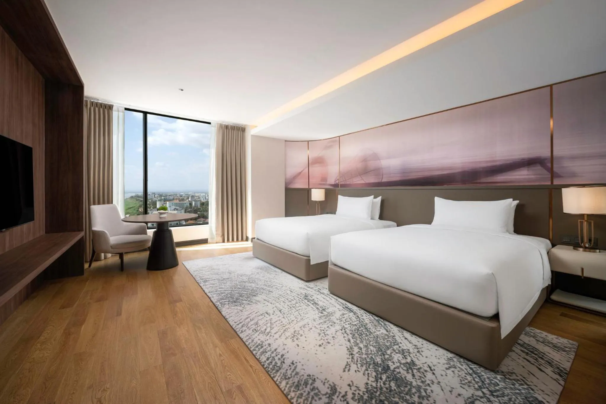 Photo of the whole room, Bed in Amari Vientiane