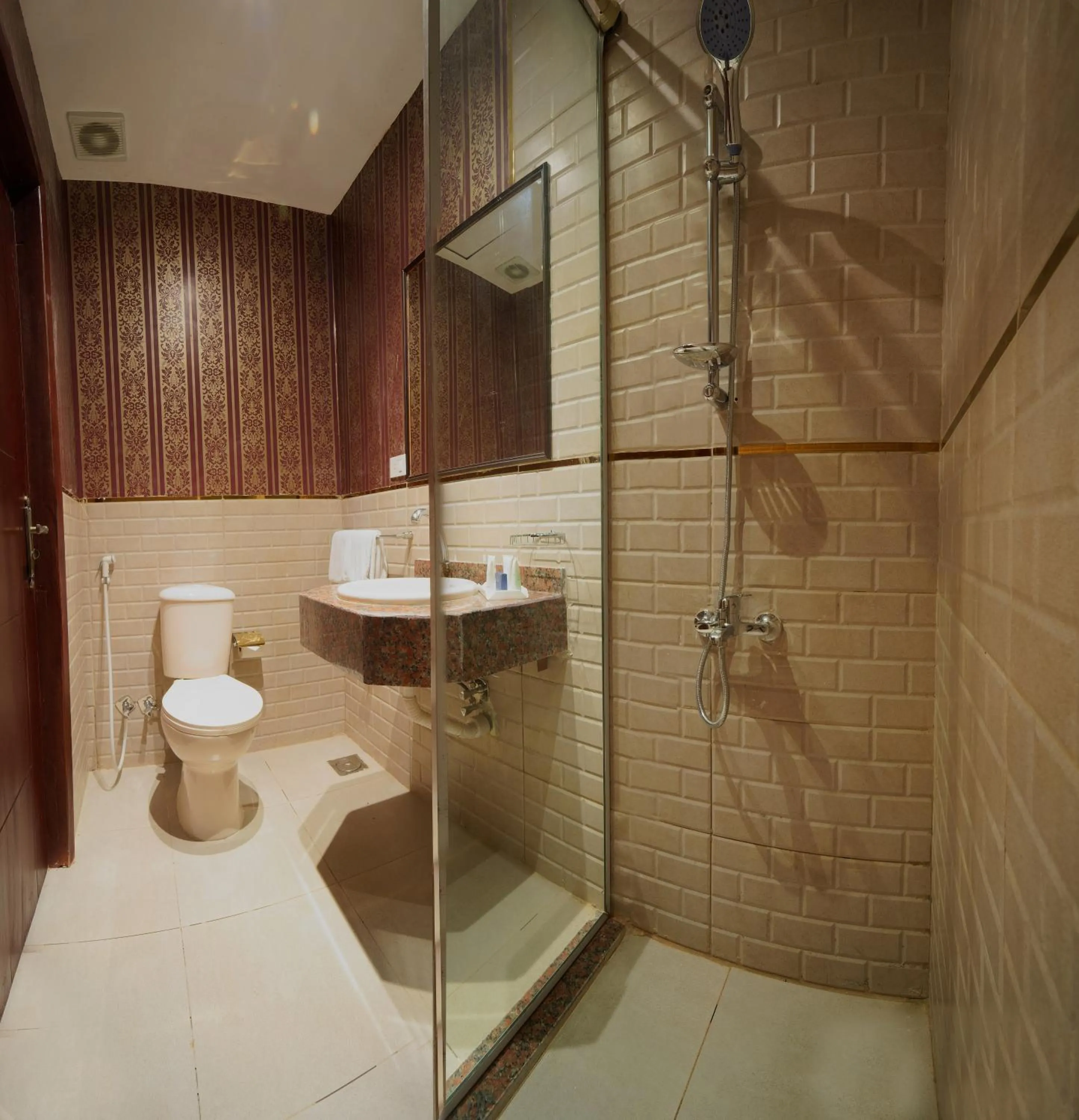 Shower in Victoria Cairo Hotel