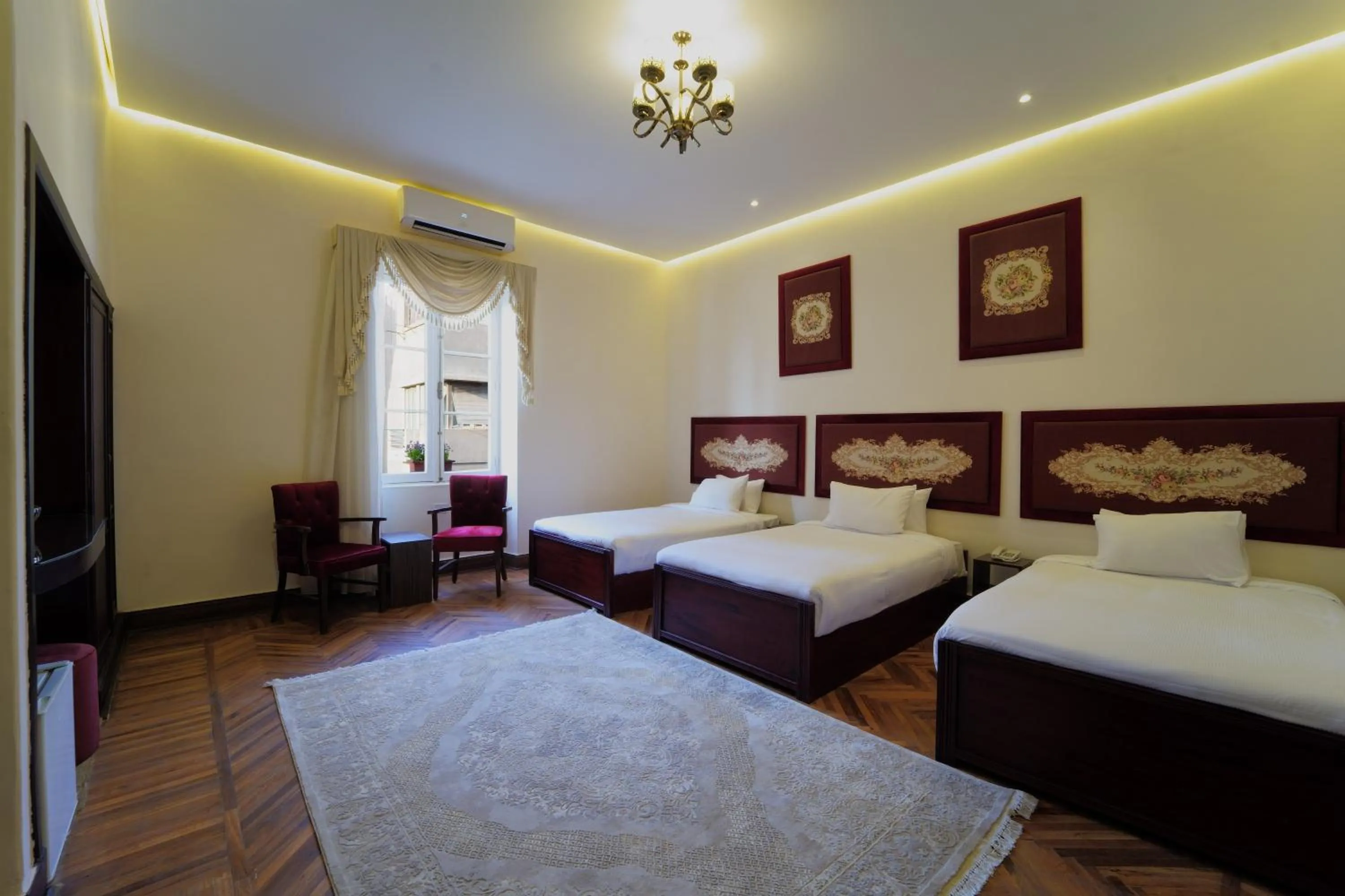 Bed in Victoria Cairo Hotel