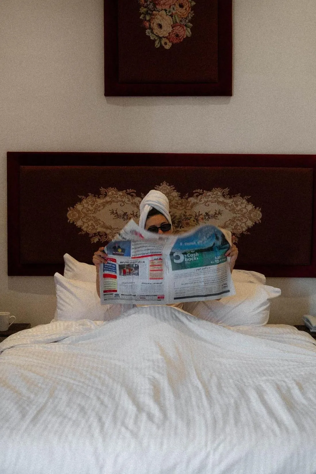 Bed in Victoria Cairo Hotel