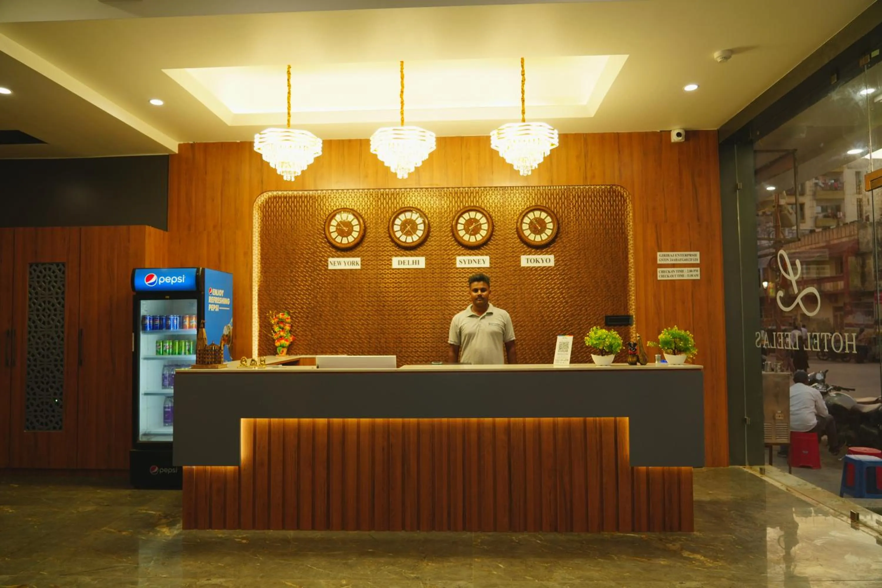 Lobby or reception in Hotel Leela's