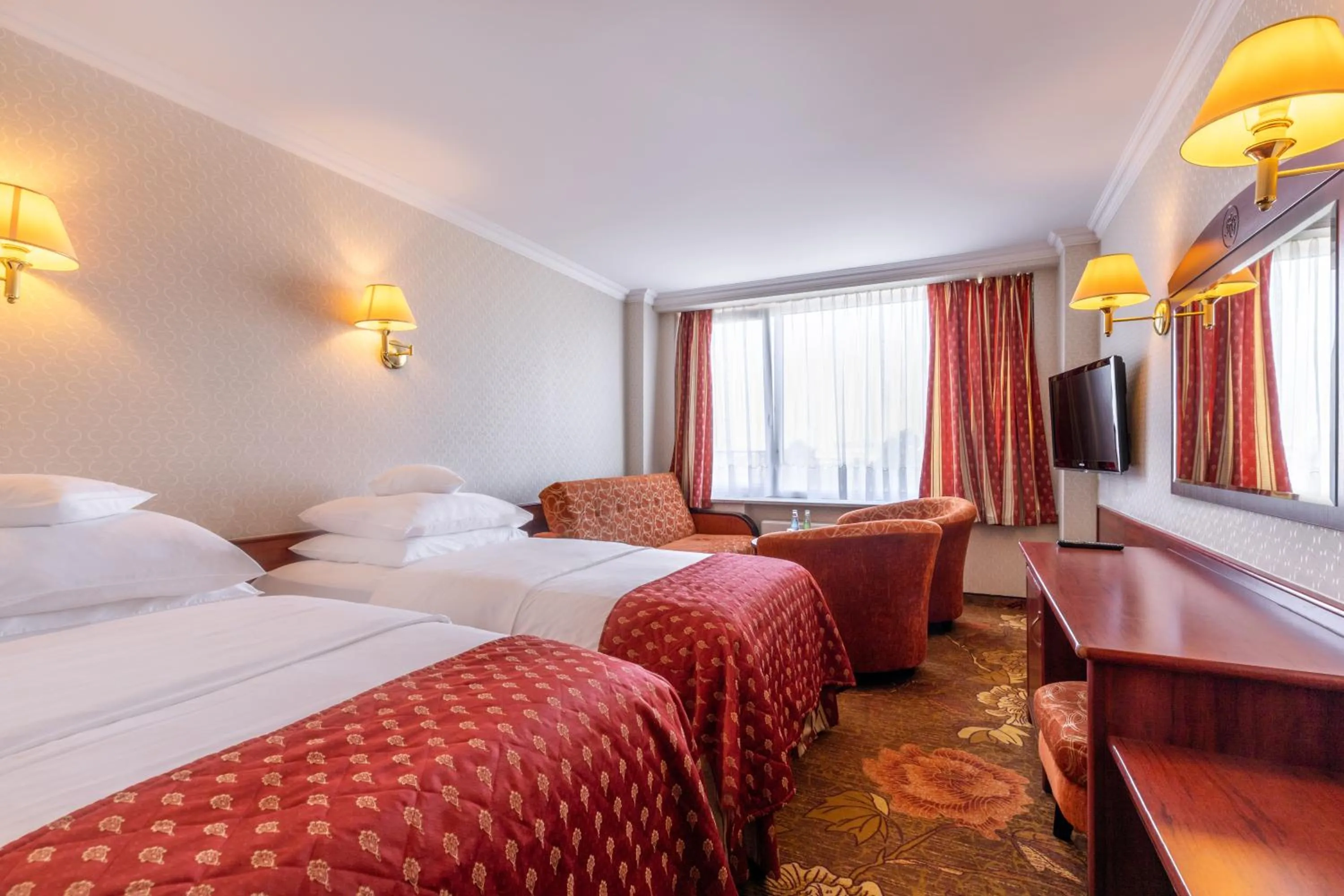 Bed in Hotel Gołębiewski Białystok