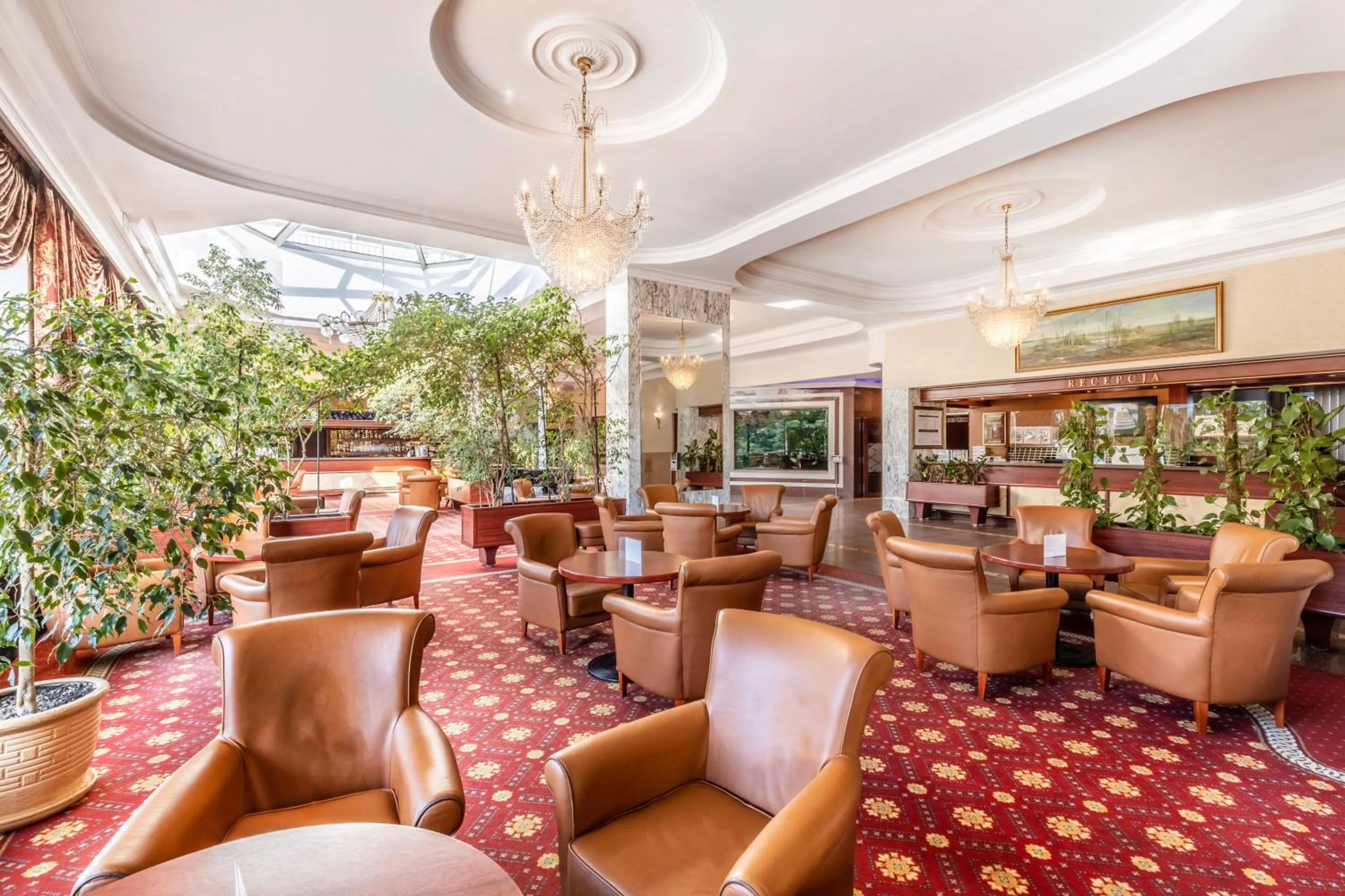 Patio in Hotel Gołębiewski Białystok