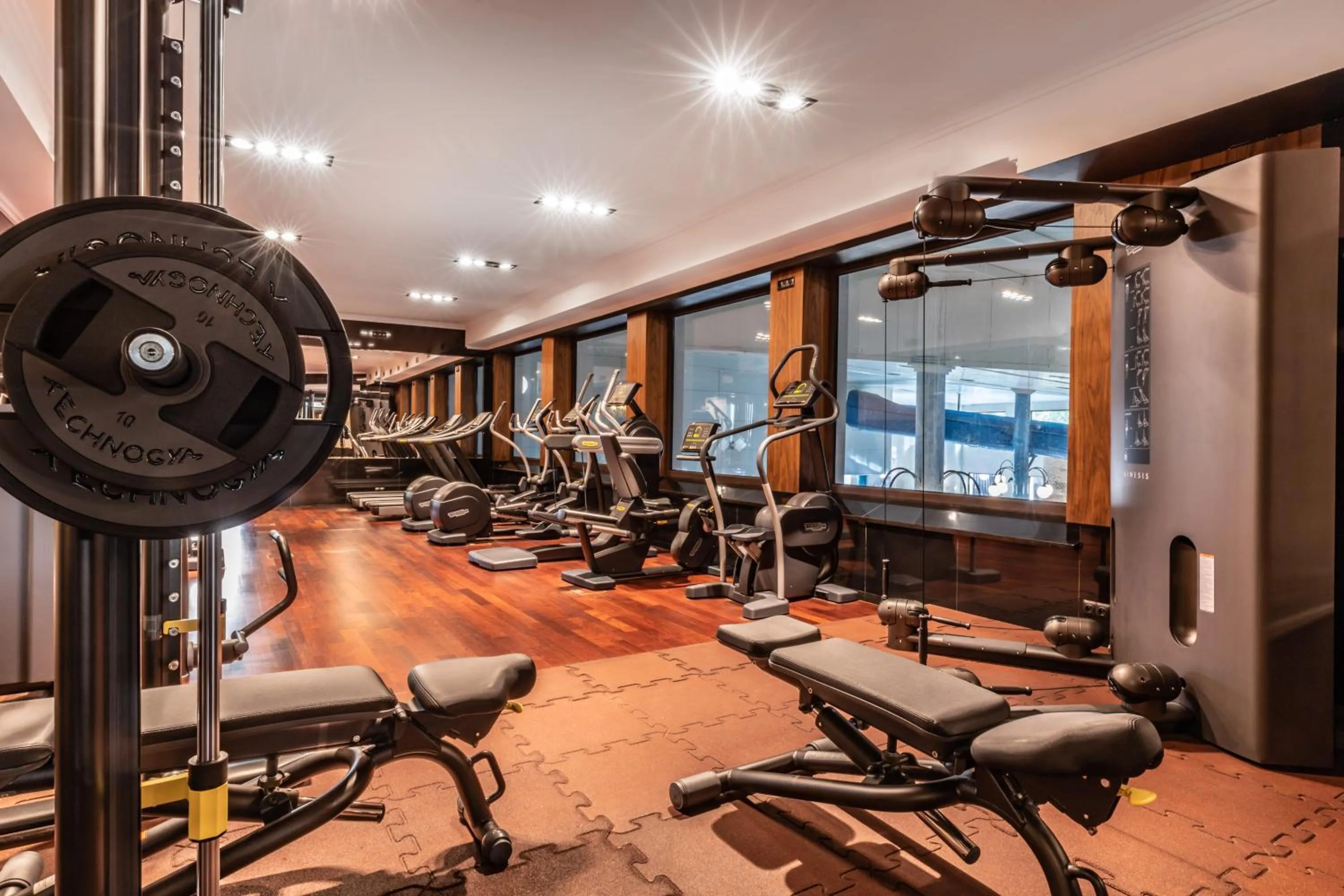 Fitness centre/facilities in Hotel Gołębiewski Białystok