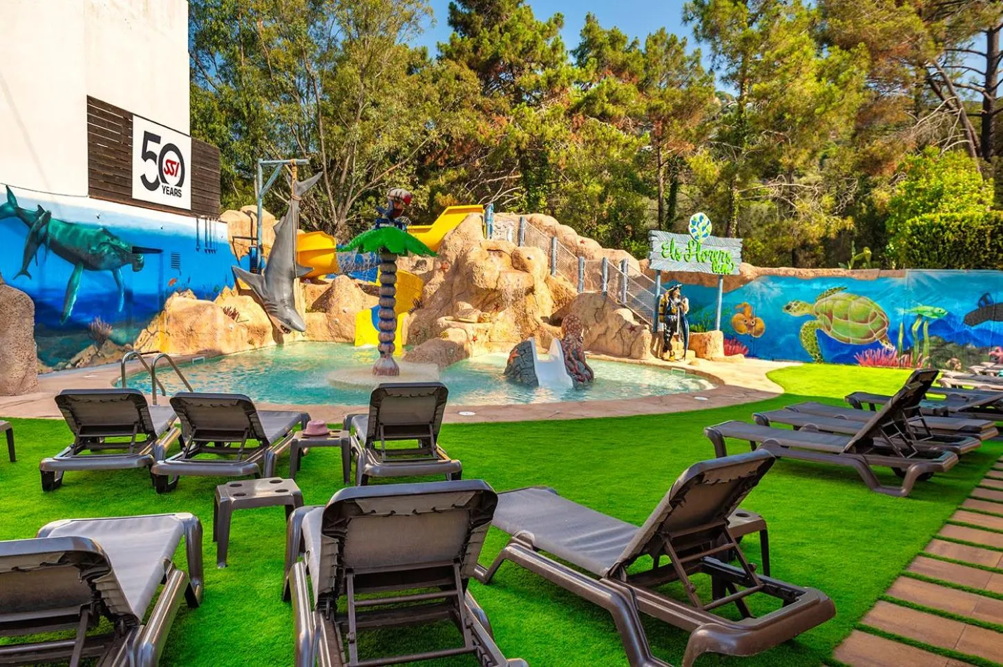 Aqua park in Apartaments Els Llorers