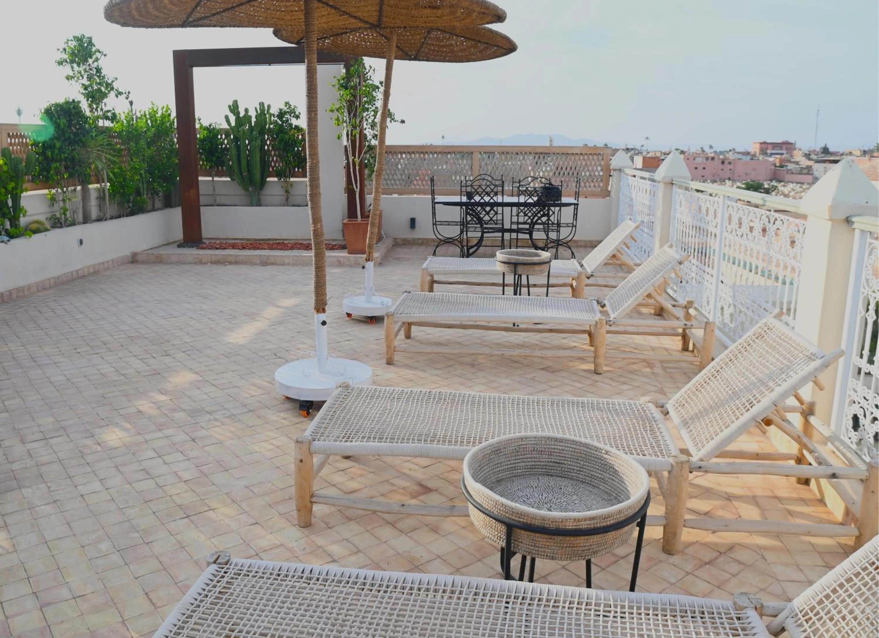 Patio in Riad Emberiza Sahari