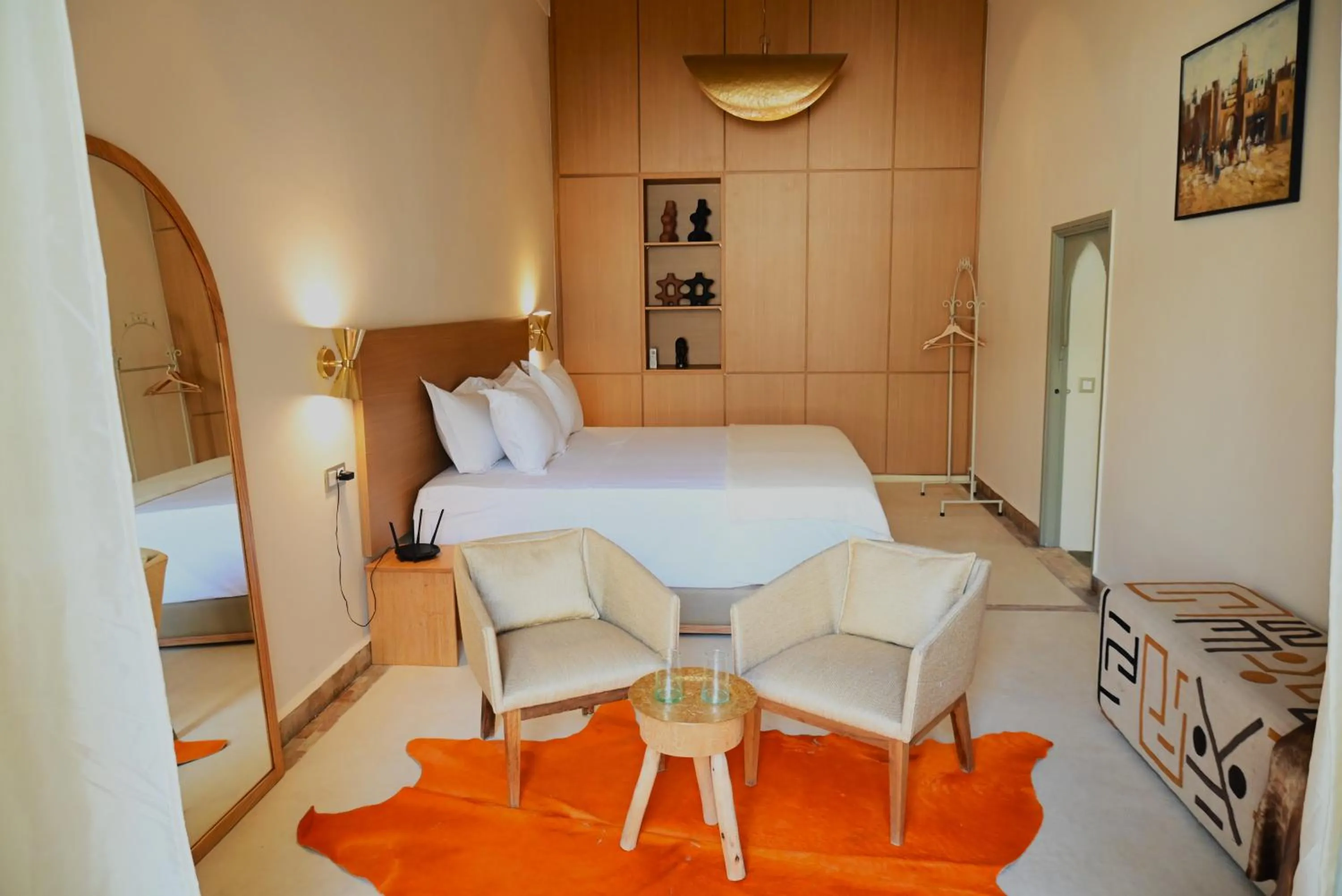 Photo of the whole room, Bed in Riad Emberiza Sahari