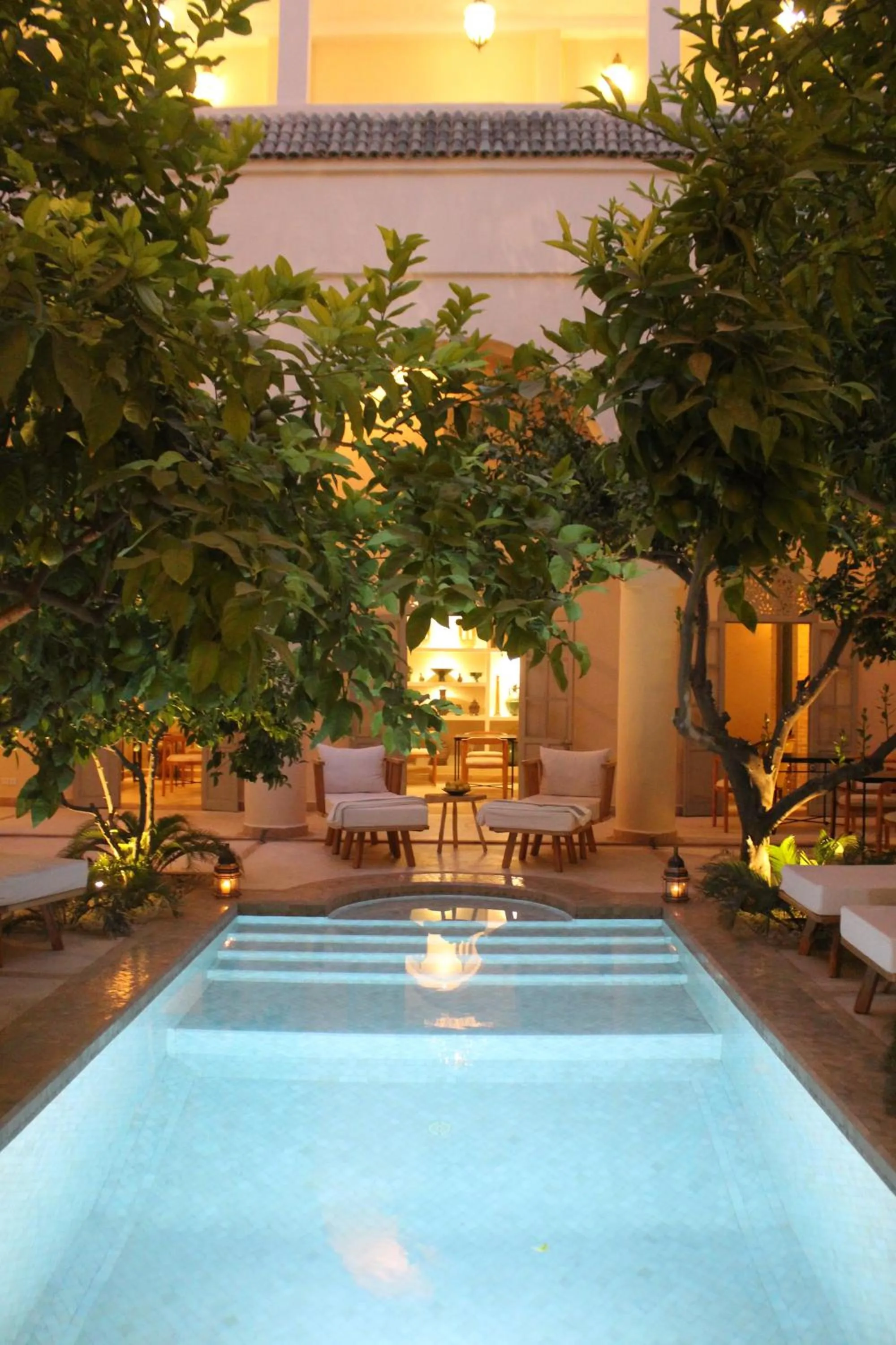 Patio in Riad Emberiza Sahari