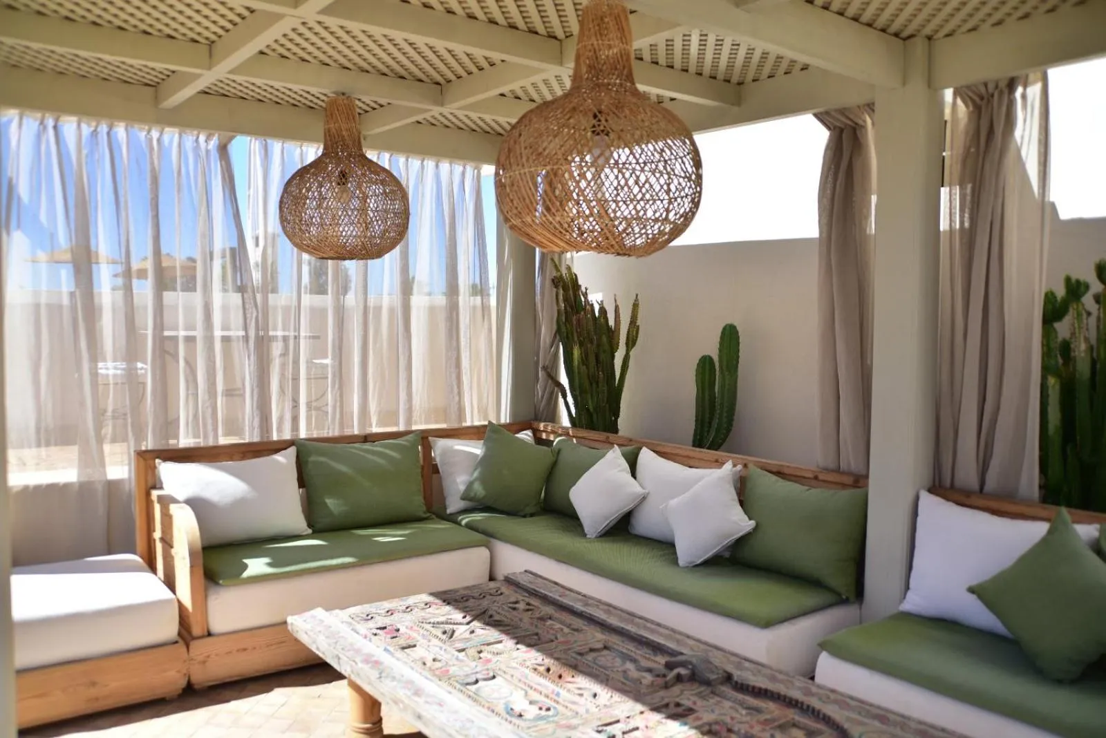 Patio in Riad Emberiza Sahari